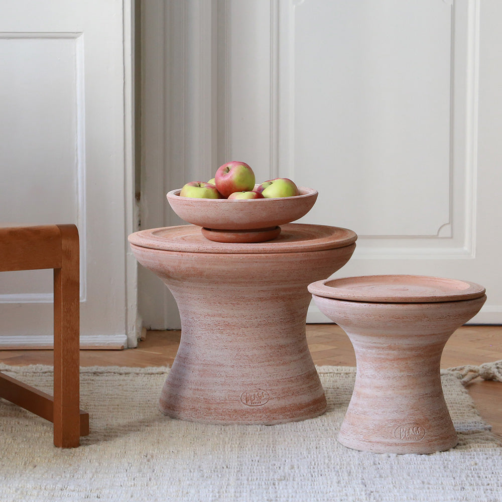 Goodee-Bergs Potter-Ada Ø30 Bowl & Saucer - Color - Raw Rosa