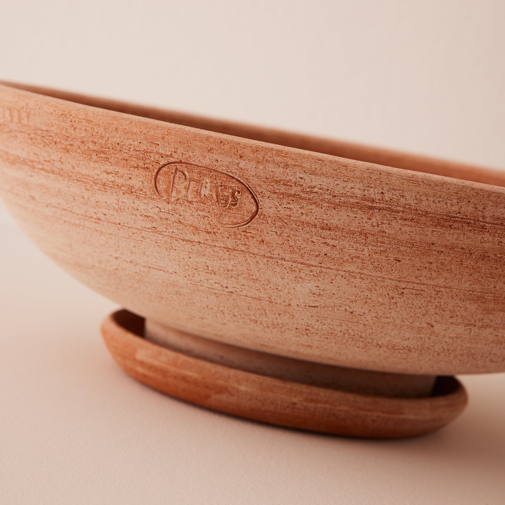 Goodee-Bergs Potter-Ada Bowl & Saucer - Color - Raw Rosa