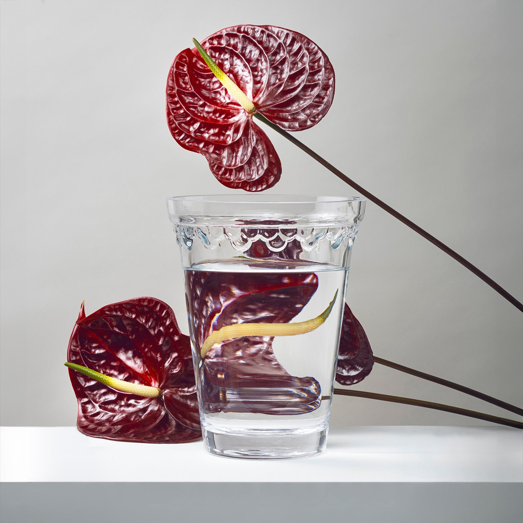 Goodee-Bergs Potter-Copenhagen Vase Ø15 - Color - Clear