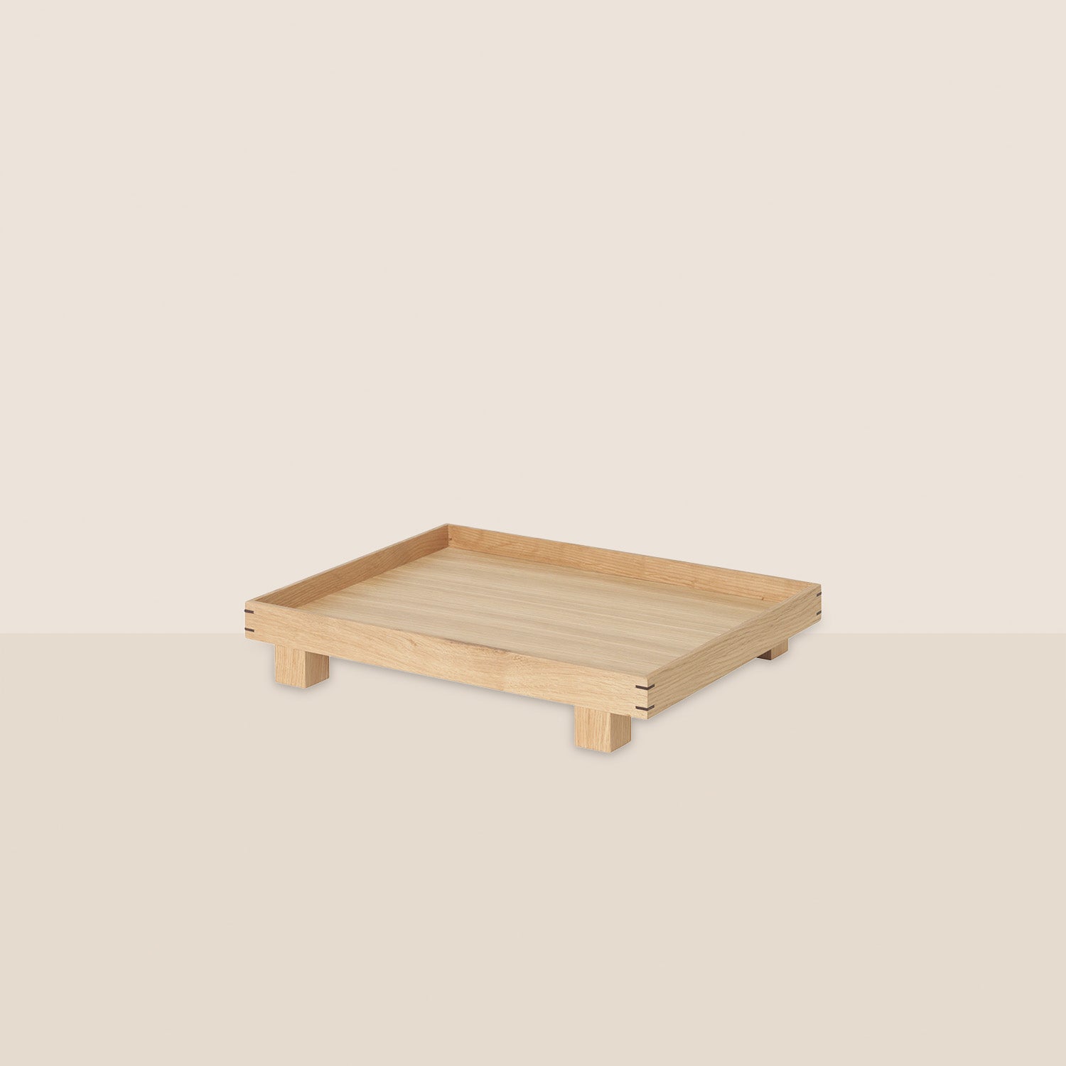 Goodee-Ferm Living-Bon Wooden Tray - Small - Color - Natural Oak