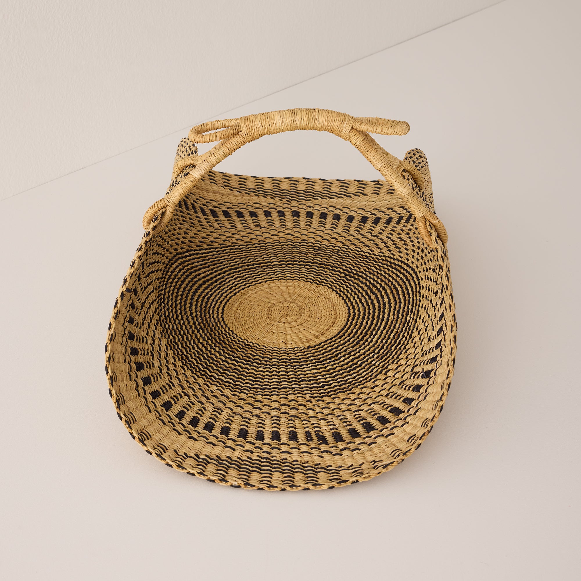 Goodee-Baba Tree-Gathering Basket - Color - Black & Natural