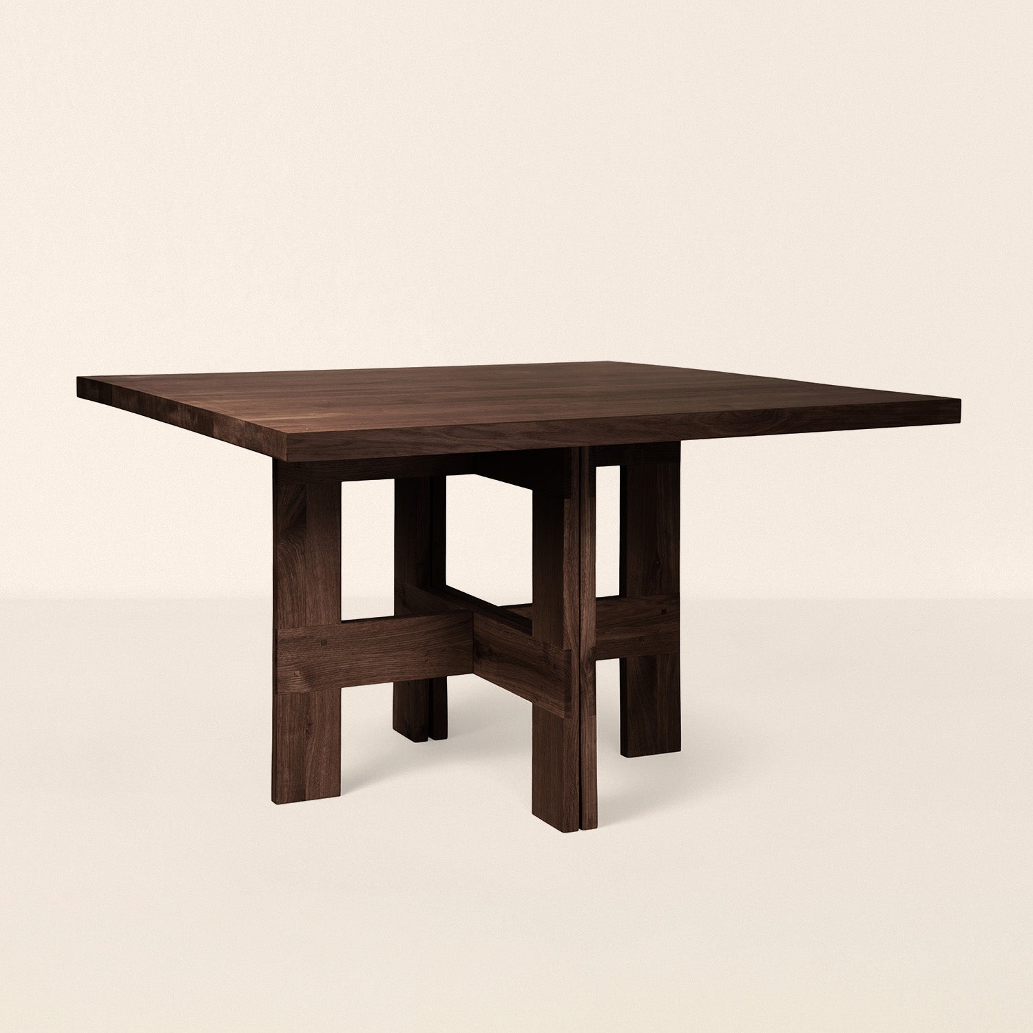 Goodee-Frama-Farmhouse Table - Pond - Color - Dark Oak