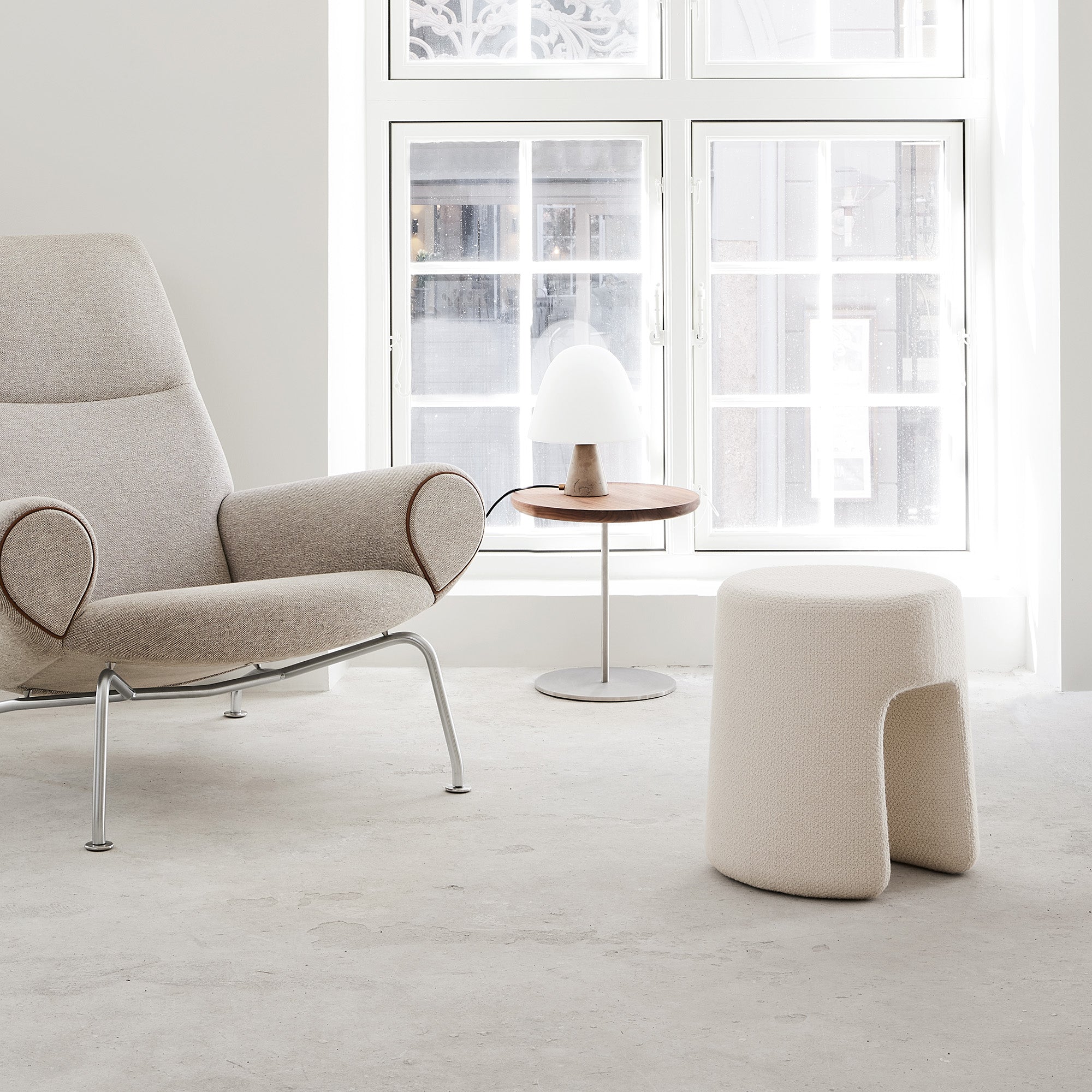 Goodee-Fredericia-Sequoia Pouf - Color - Barnum