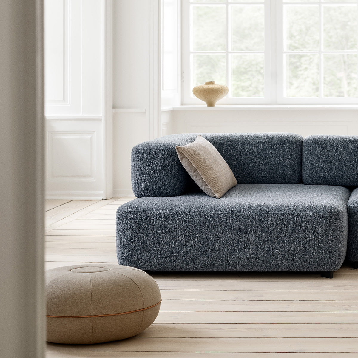 Goodee-Fritz Hansen Large Pouf - Color - Natural