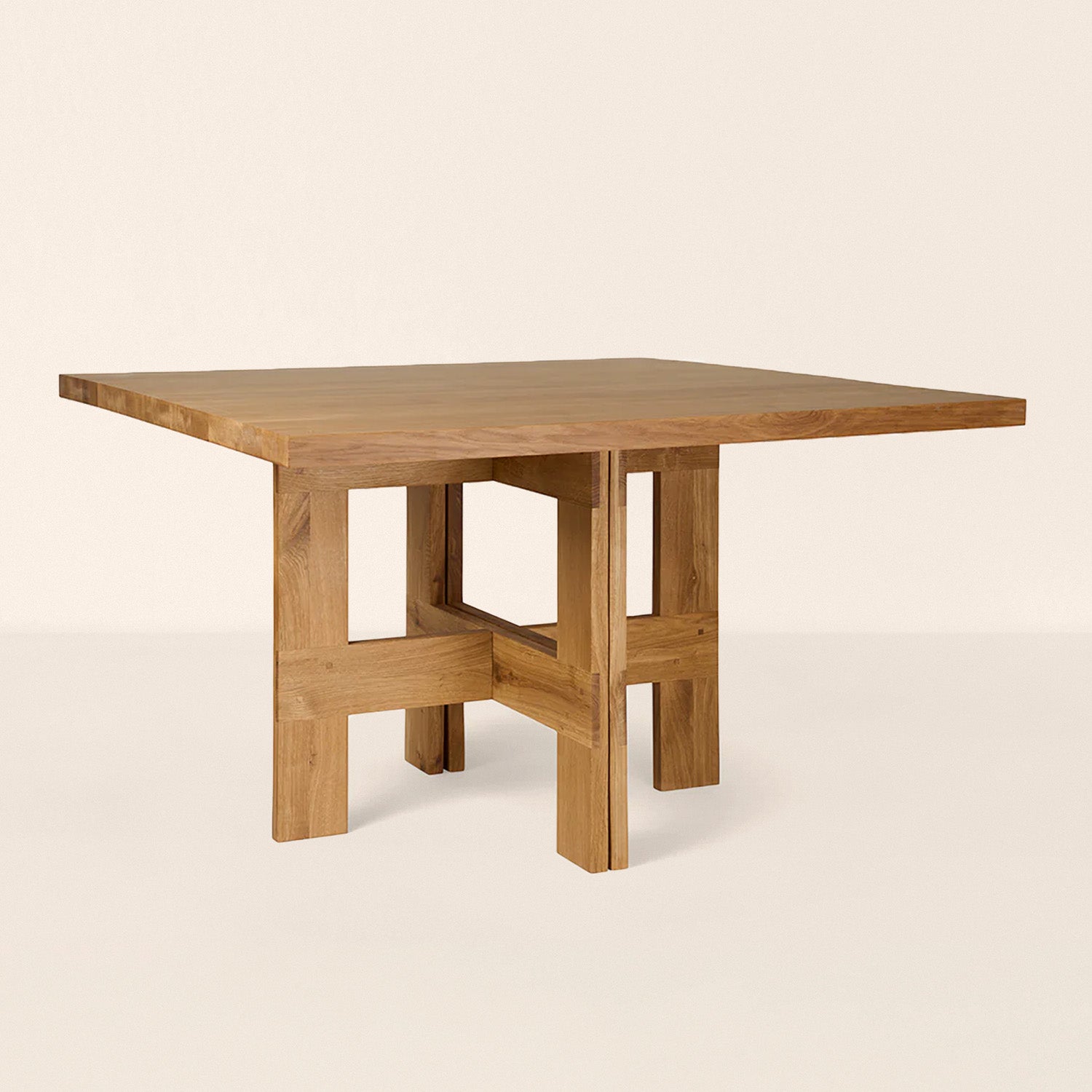 Goodee-Frama-Farmhouse Table - Pond - Color - Natural Oak