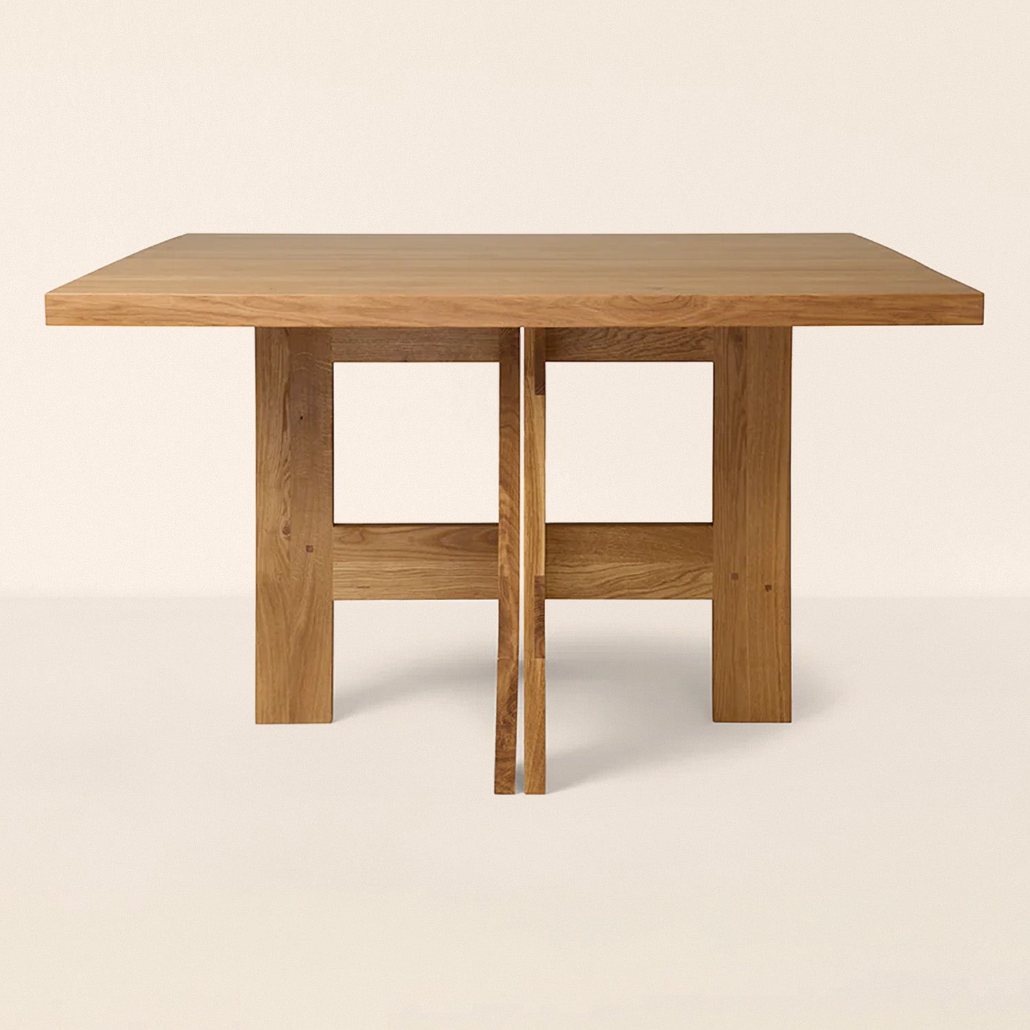 Goodee-Frama-Farmhouse Table - Pond - Color - Natural Oak