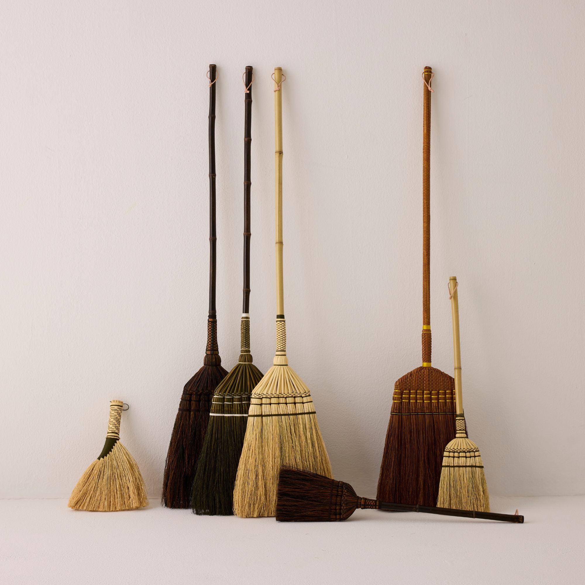 Goodee-Baan Boon-Bamboo Handle Broom - all colors