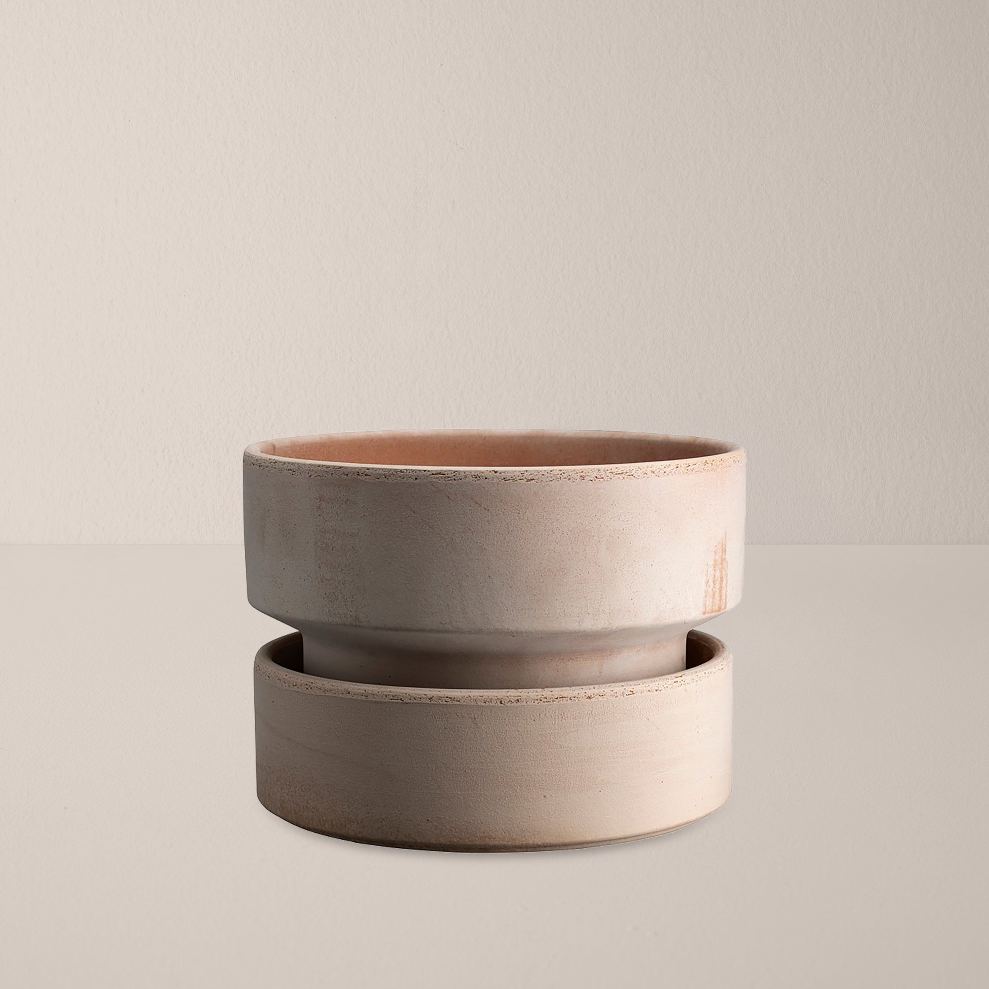 Goodee-Bergs Potter-Hoff Ø25 Low Planter - Color - Raw Rosa