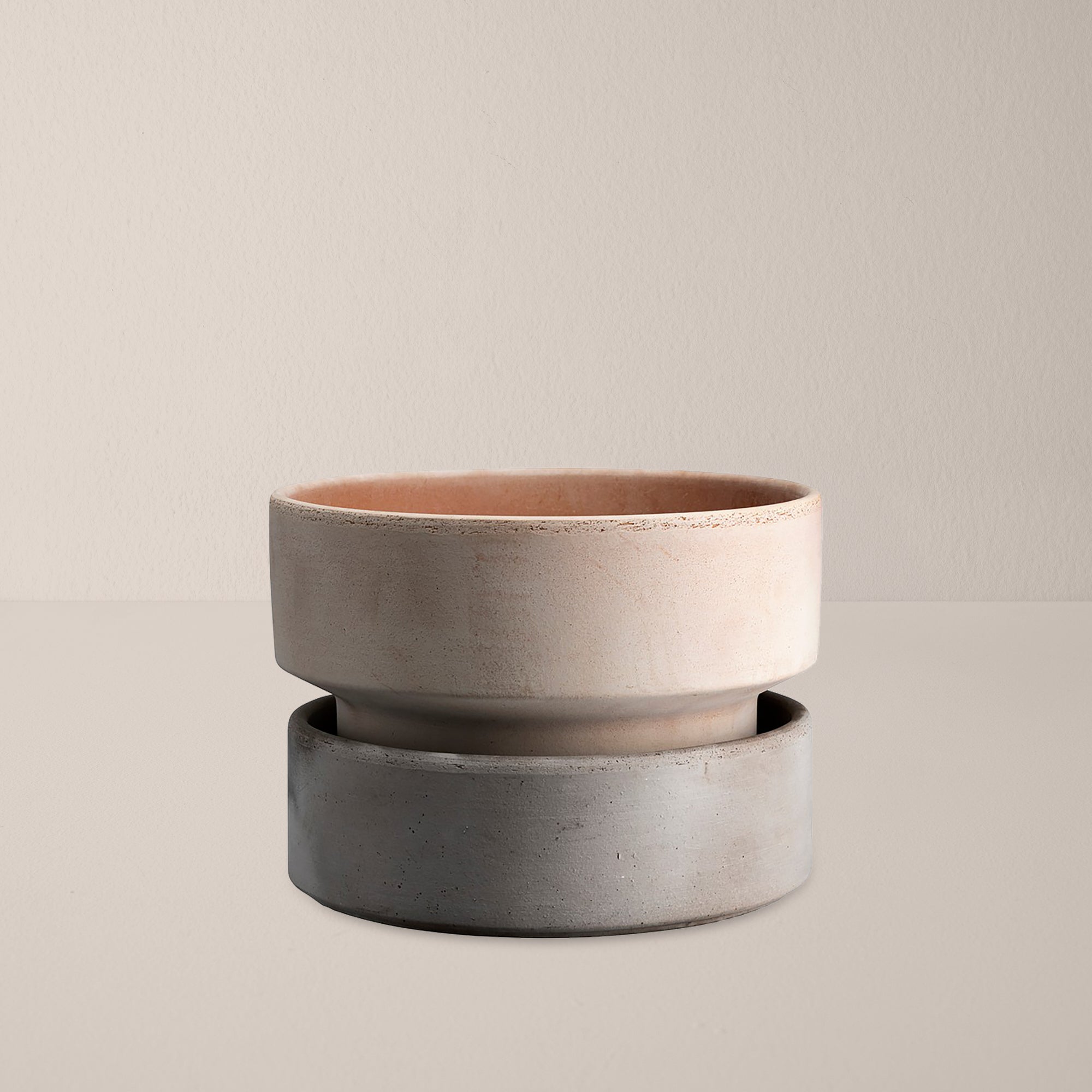 Goodee-Bergs Potter-Hoff Ø25 Low Planter - Color - Raw Rosa
