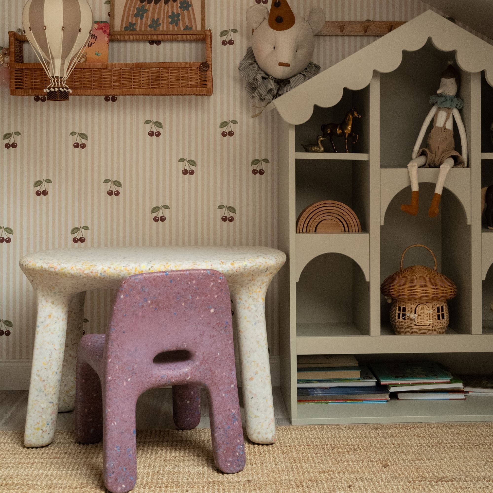 Goodee-Ecobirdy-Charlie Chair - Limited Edition - Color - Mulberry