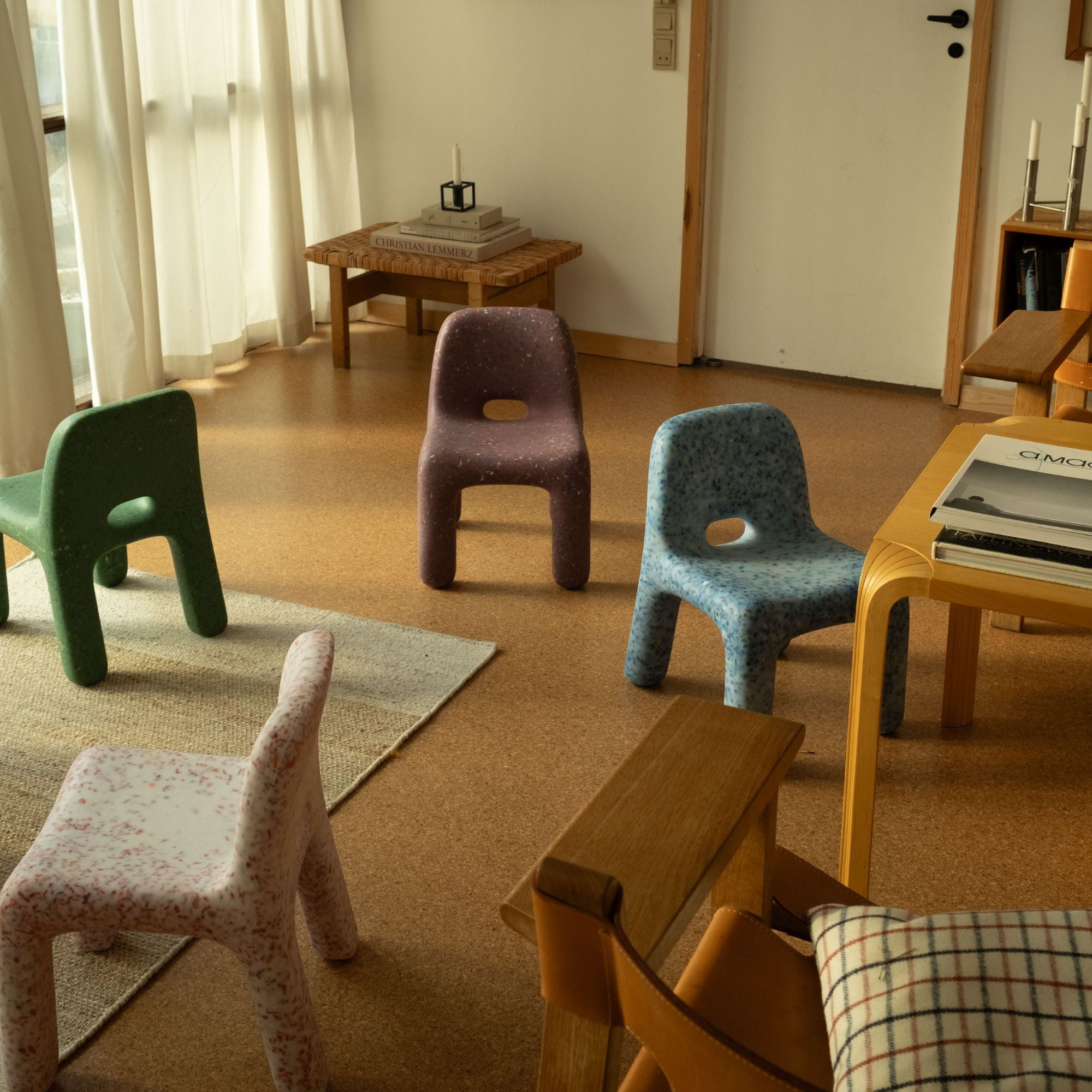 Goodee-Ecobirdy-Charlie Chair - Limited Edition - Color - Mulberry