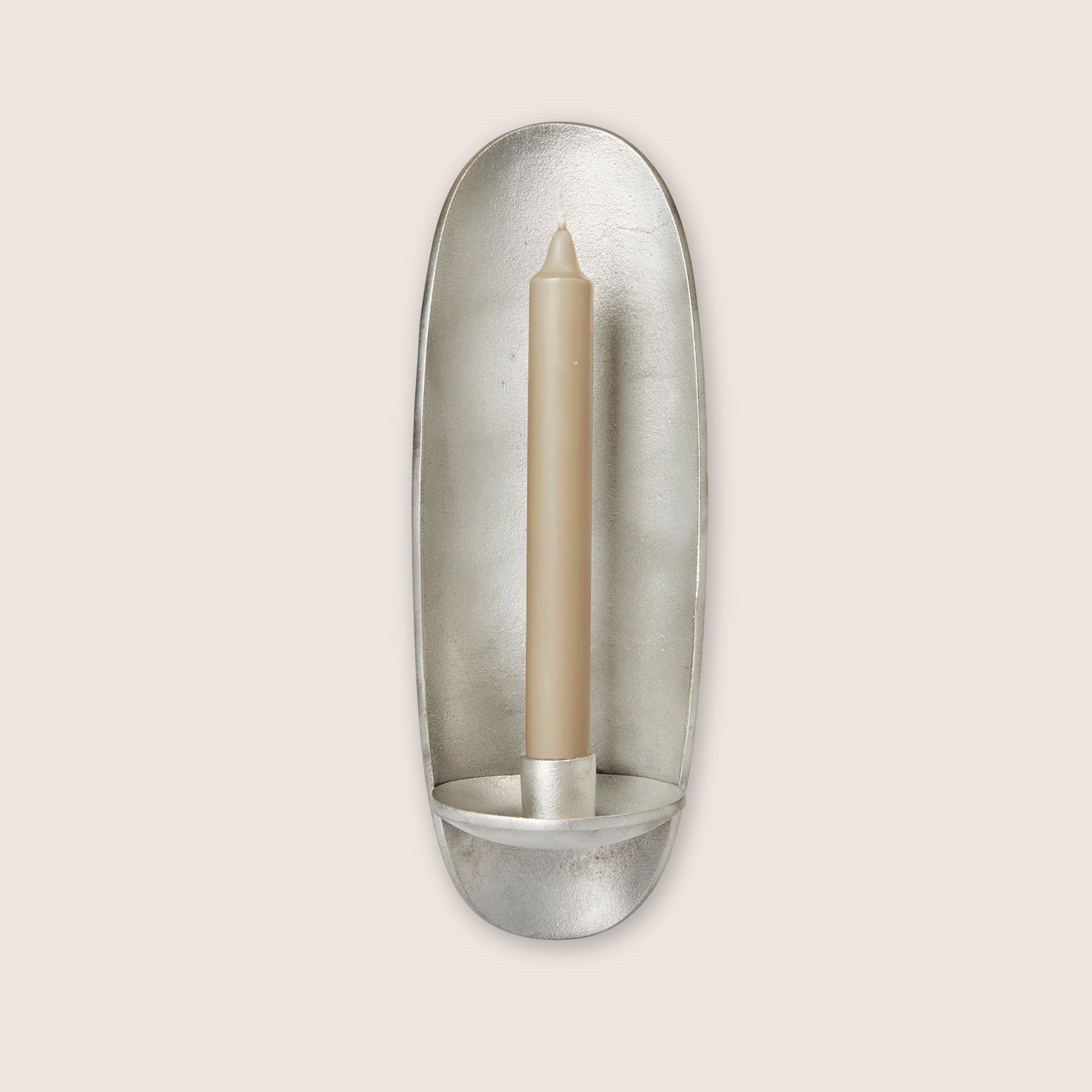 Goodee-Ferm Living- Agapé Wall Candle Holder - Color - Aluminum