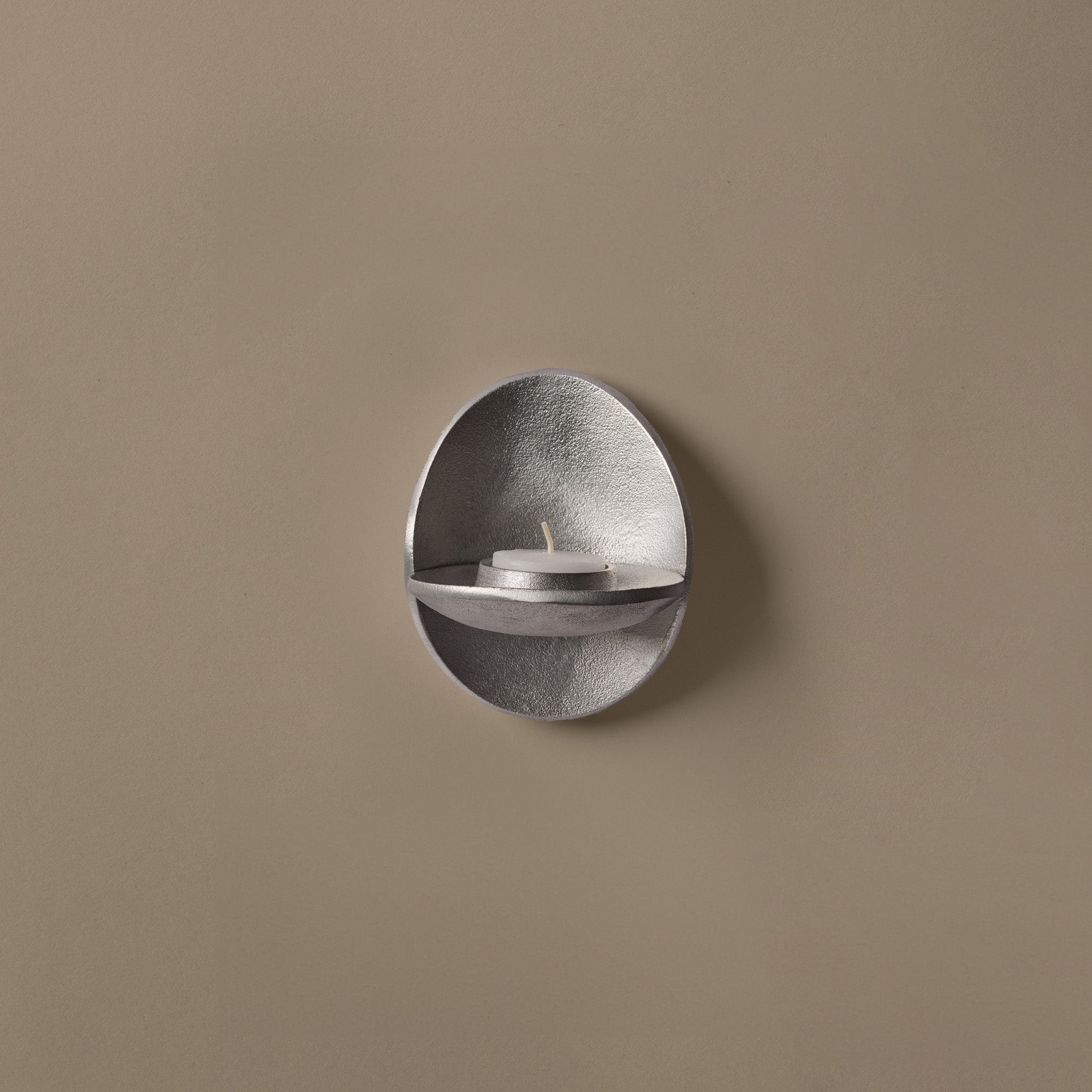 Goodee-Ferm Living- Agapé Tealight Candle Holder - Color - Aluminum