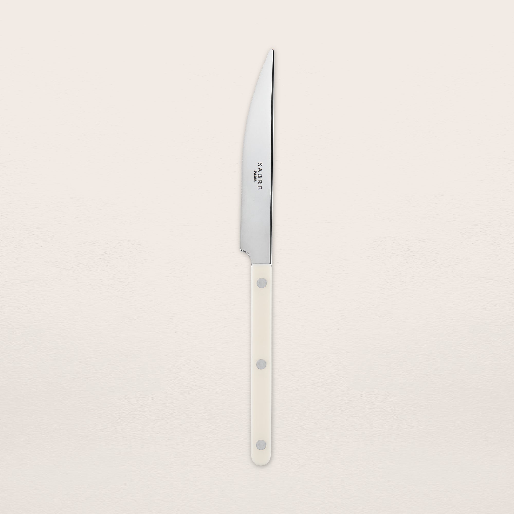 Goodee-Sabre Paris-Bistrot Solid Flatware - Set of 4 - Color - Ivory/Shiny