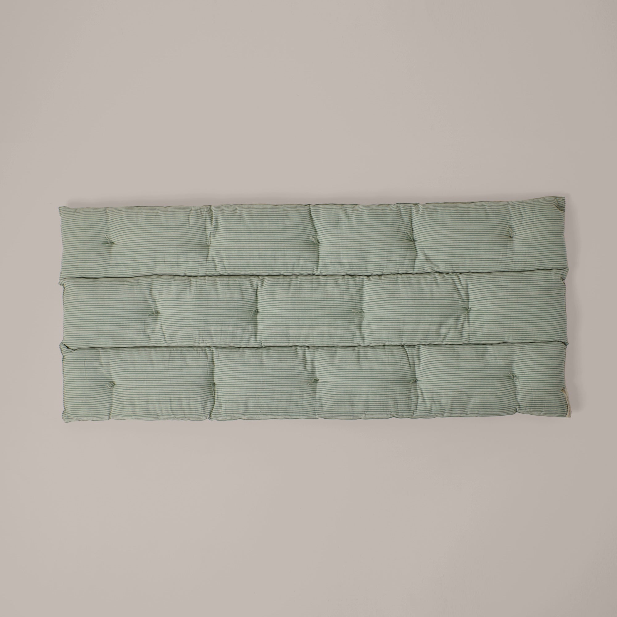 Goodee-Tensira-Kapok Mattress Topper - Small - Color - Olive Marinière