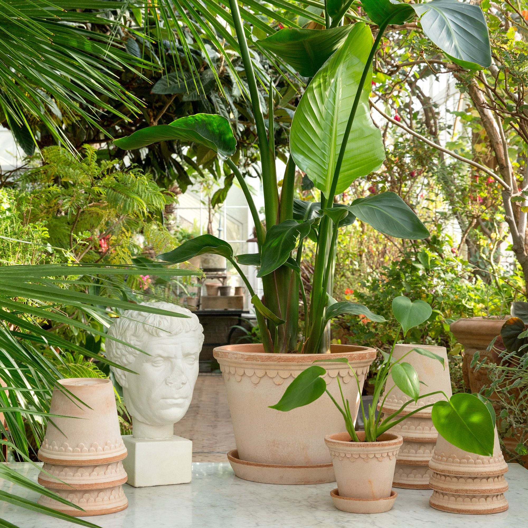 Goodee-Bergs Potter-Copenhagen Ø30 Planter & Saucer - Color - Raw Rosa