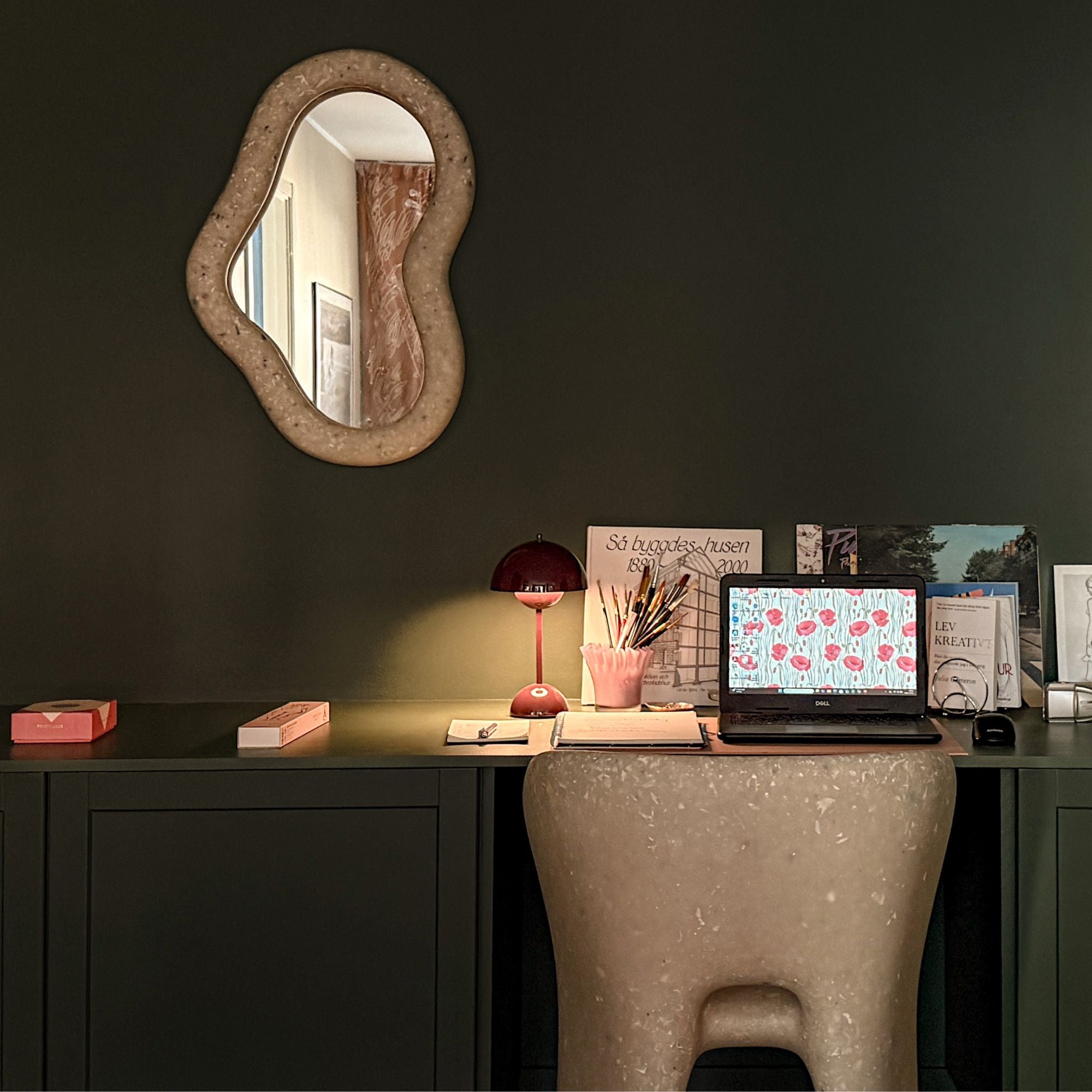 Goodee-ecoBirdy-Marine Mirror - Color - Faded White