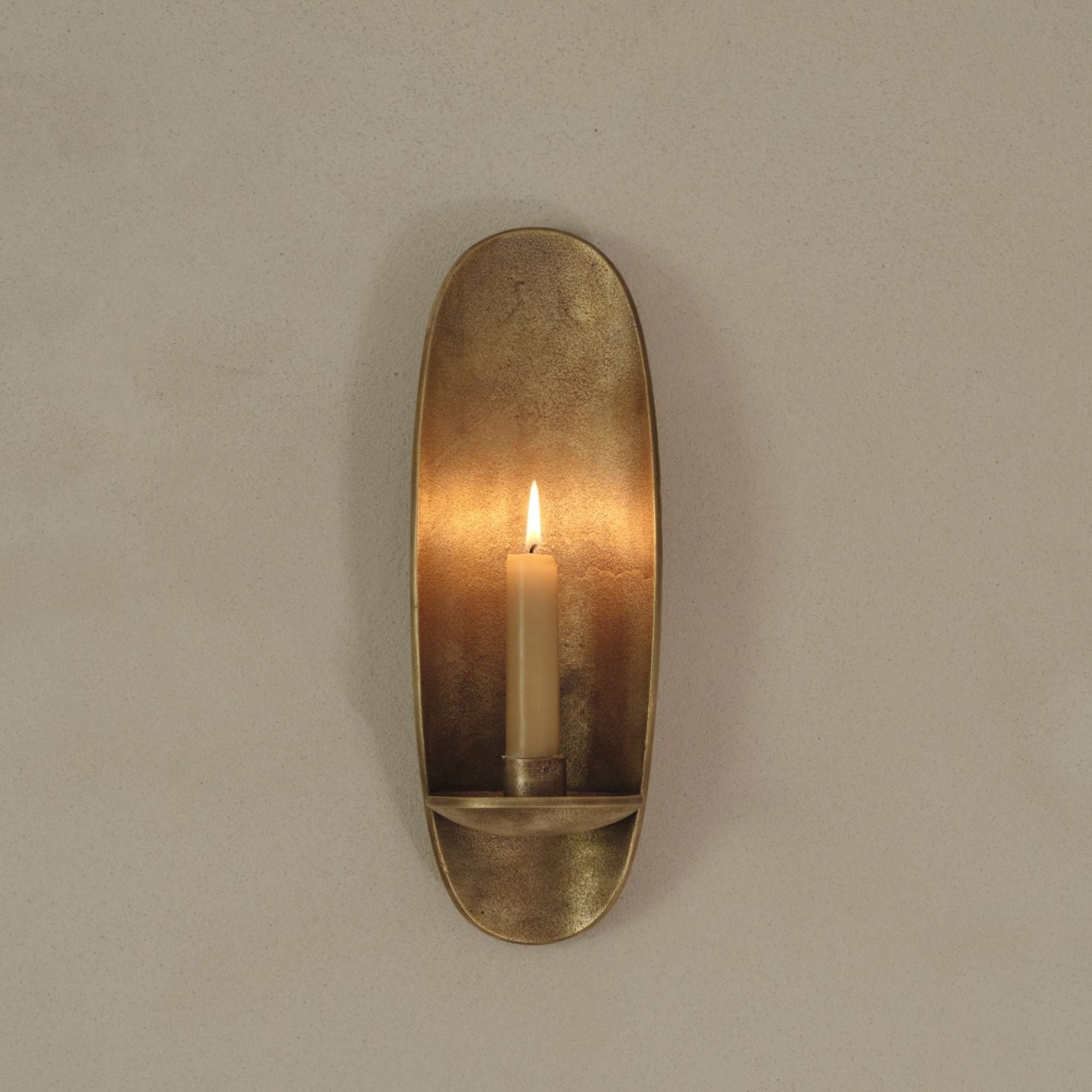 Goodee-Ferm Living- Agapé Wall Candle Holder - Color - Brass