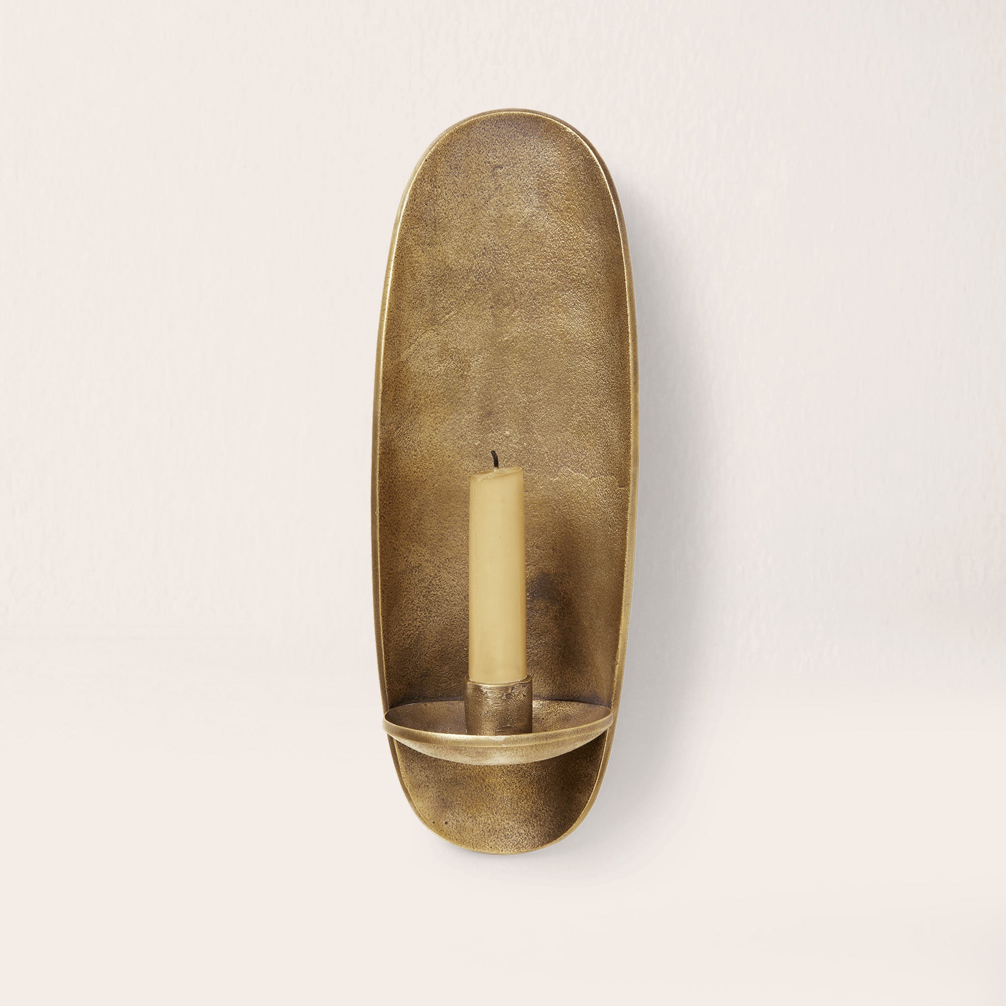 Goodee-Ferm Living- Agapé Wall Candle Holder - Color - Brass