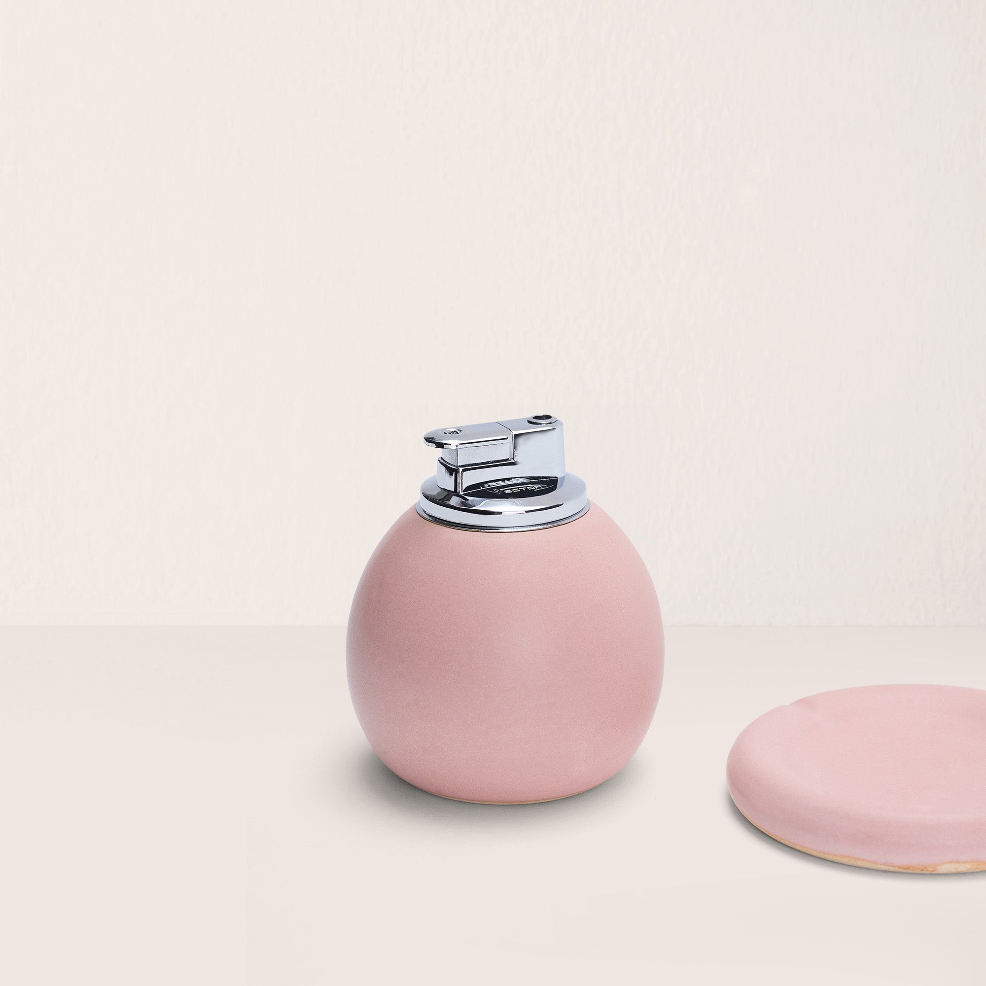 Goodee-Maison Ko x Olivia Snow Ceramics-Pebble Lighter Matte Finish - Color - Rose Quartz