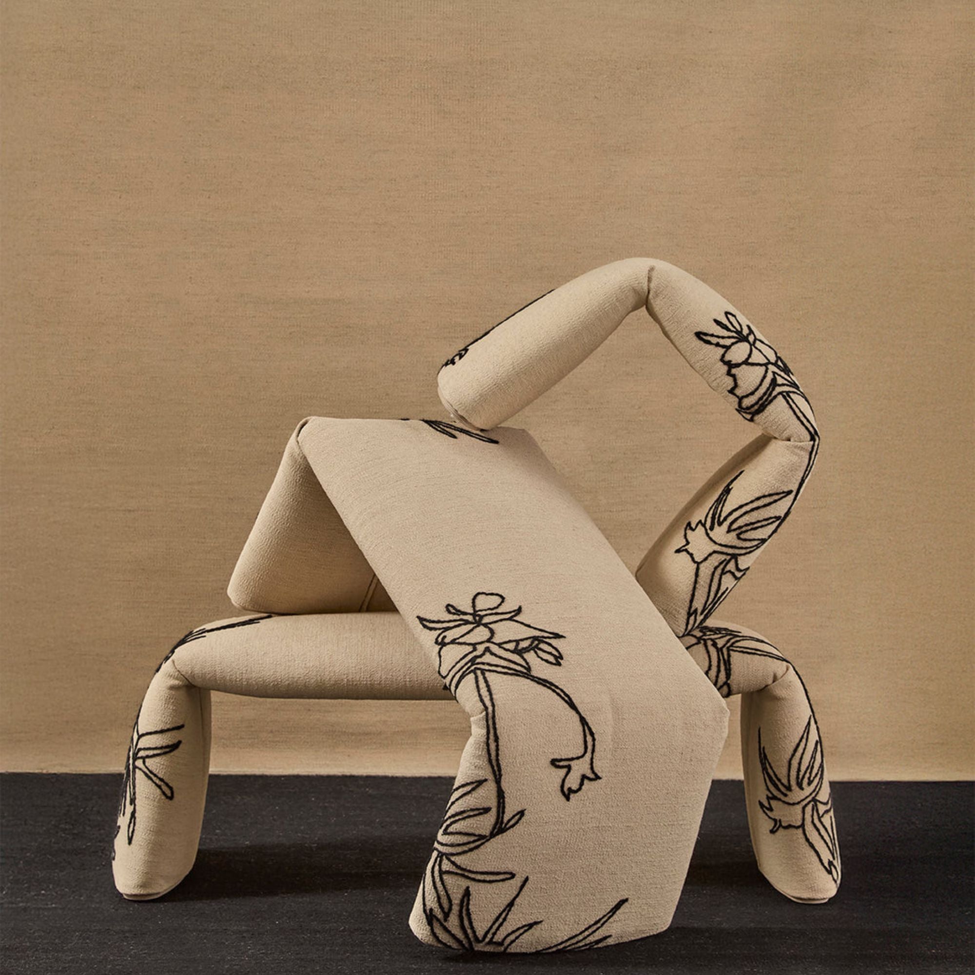 Goodee-Nanimarquina-Folded Bench - Large - Color - Flower