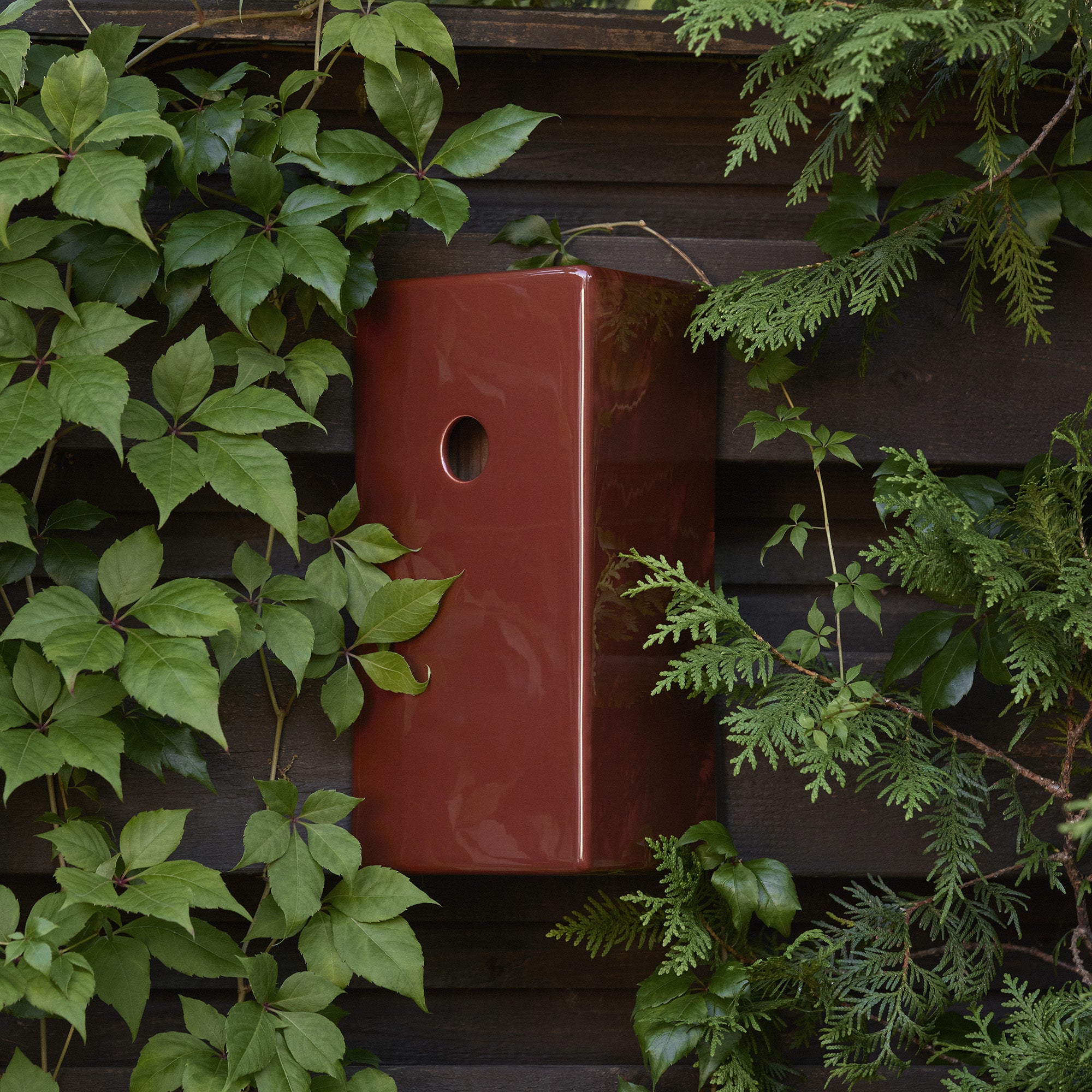 Goodee-Pidat-Koti Ceramic Birdhouse - Color - Brick