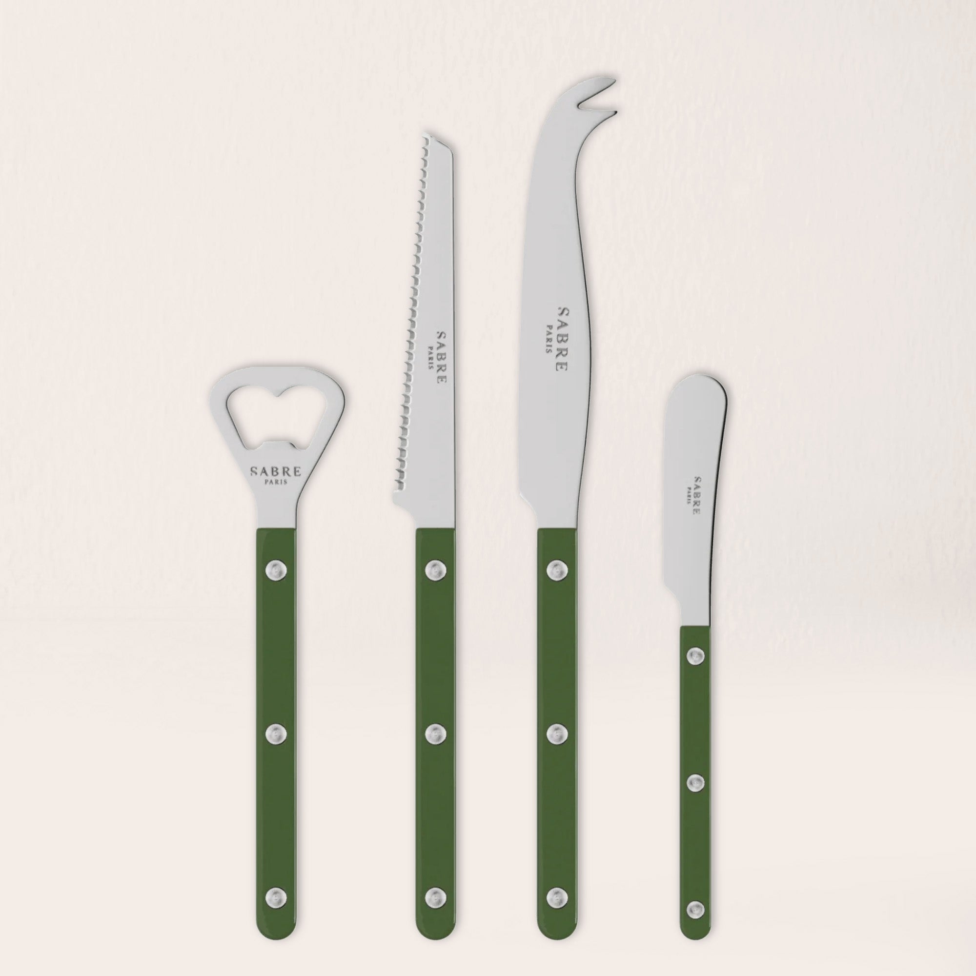 Goodee-Sabre-Bistrot Solid Aperitif Set - Color - Dark Green/Shiny