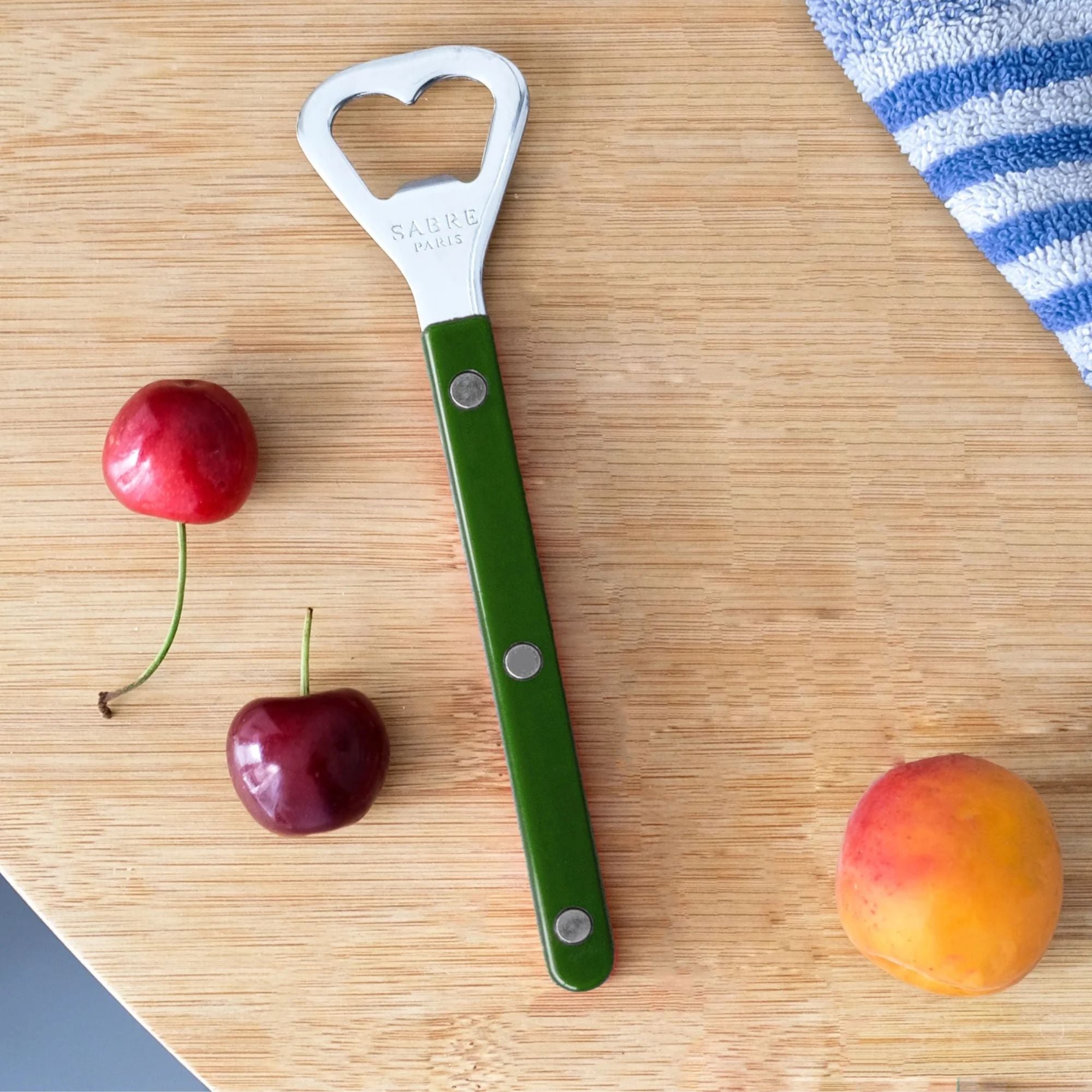 Goodee-Sabre-Bistrot Solid Bottle Opener - Color - Dark Green/Shiny