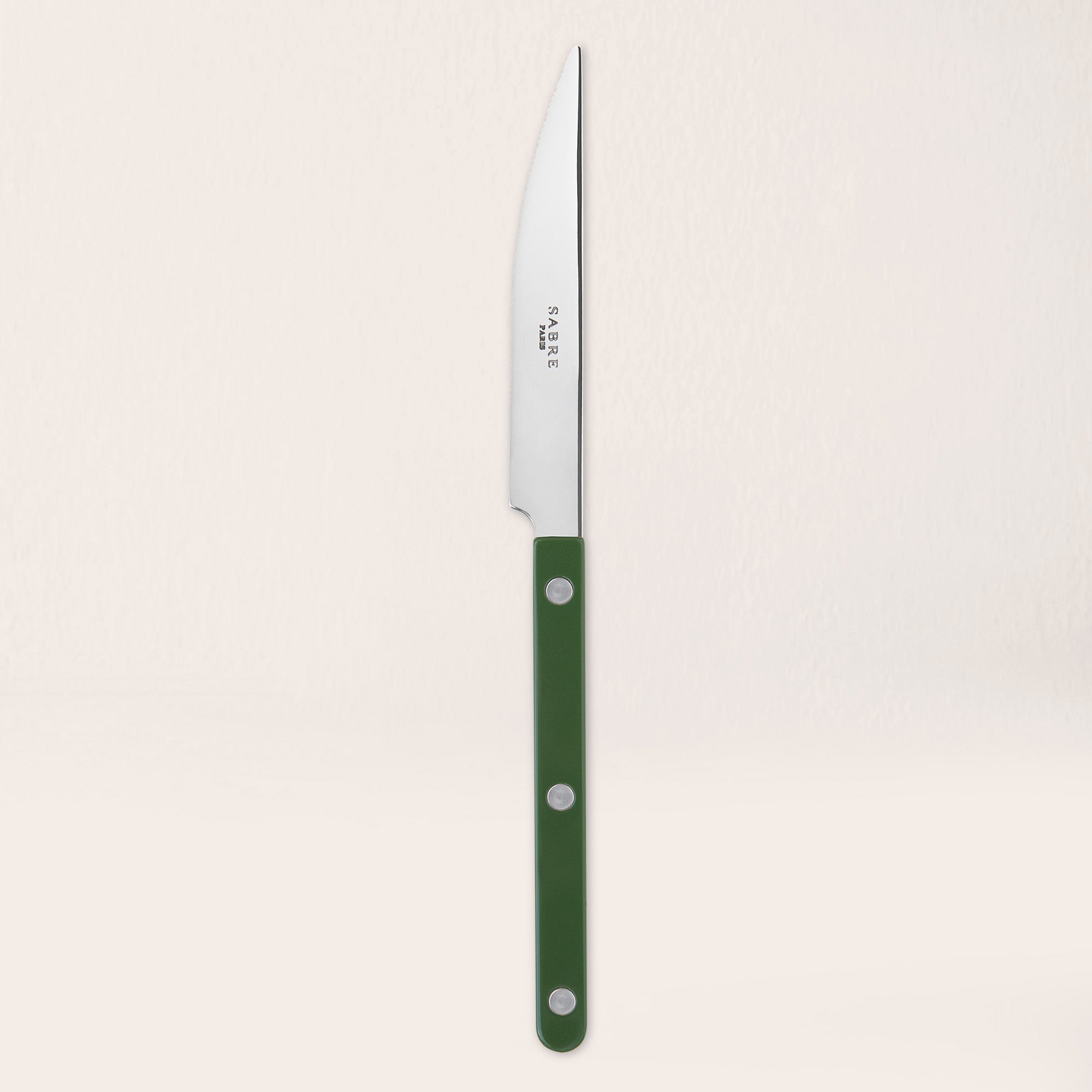 Goodee-Sabre Paris-Bistrot Solid Flatware - Set of 4 - Color - Dark Green/Shiny