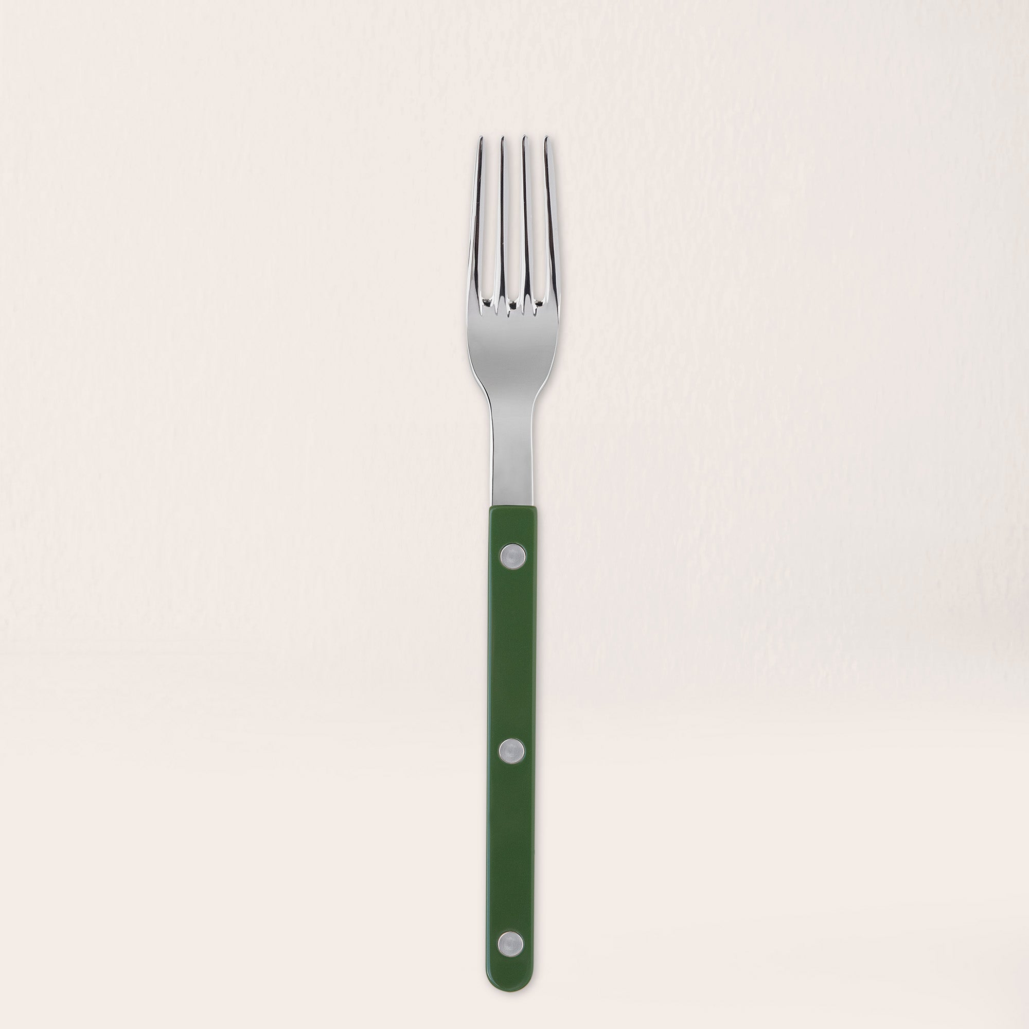 Goodee-Sabre Paris-Bistrot Solid Flatware - Set of 4 - Color - Dark Green/Shiny