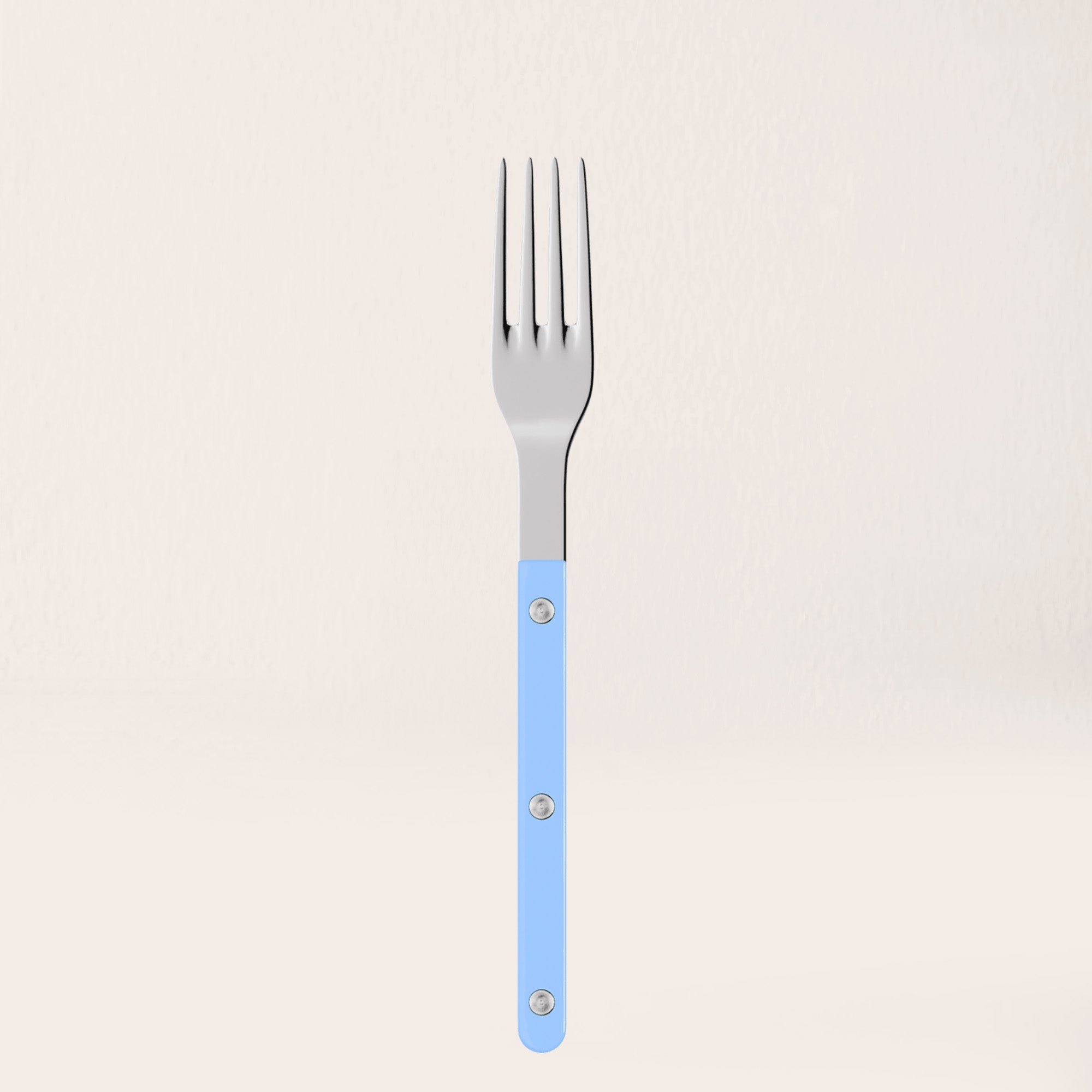 Goodee-Sabre Paris-Bistrot Solid Flatware - Set of 4 - Color - Pastel Blue/Shiny