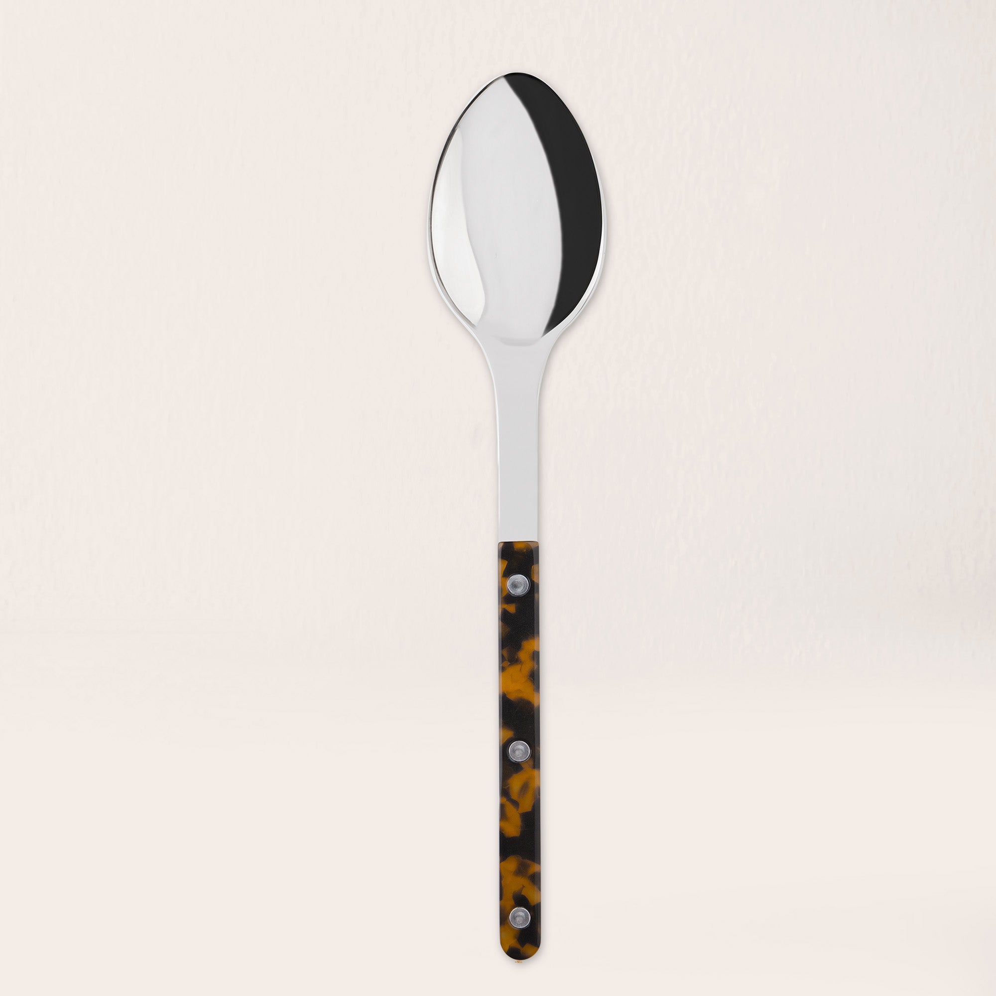 Goodee-Sabre-Bistrot Tortoise Flatware - Set of 4 - Color - Faux Tortoise/Shiny