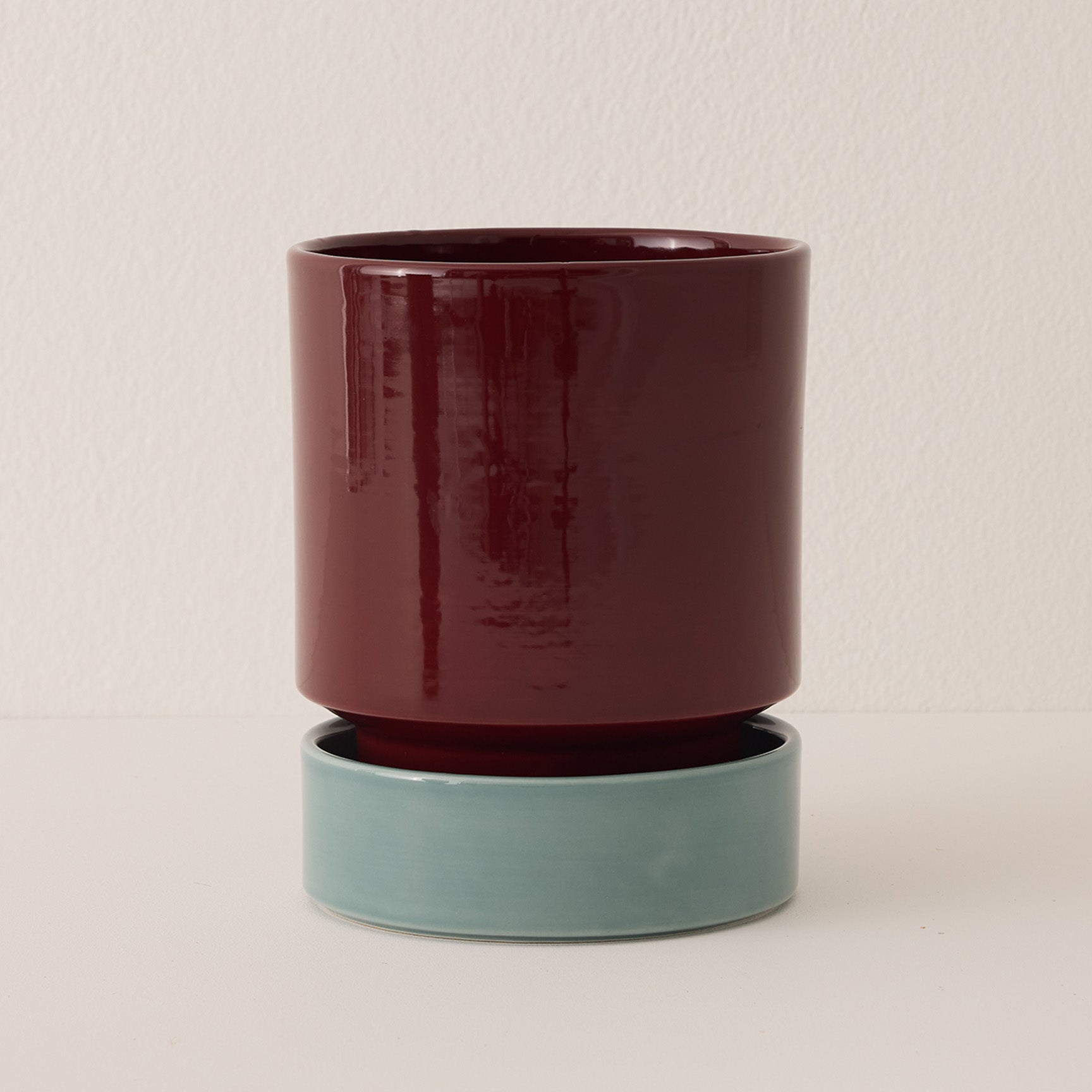 Goodee-Bergs Potter-Hoff Ø18 Saucer - Color - Misty Blue Glazed