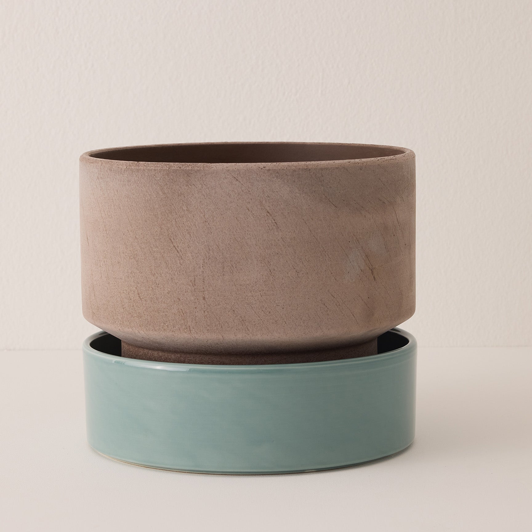 Goodee-Bergs Potter-Hoff Ø30 Saucer - Color - Misty Blue Glazed