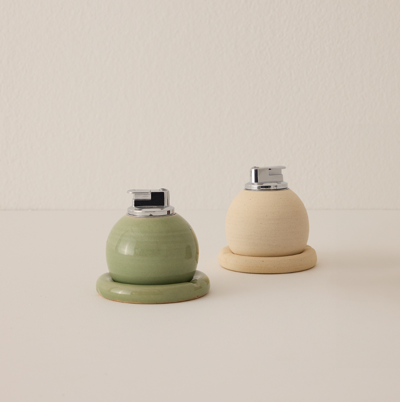Goodee-Maison Ko x Olivia Snow Ceramics-Pebble Lighter - Color - Yang