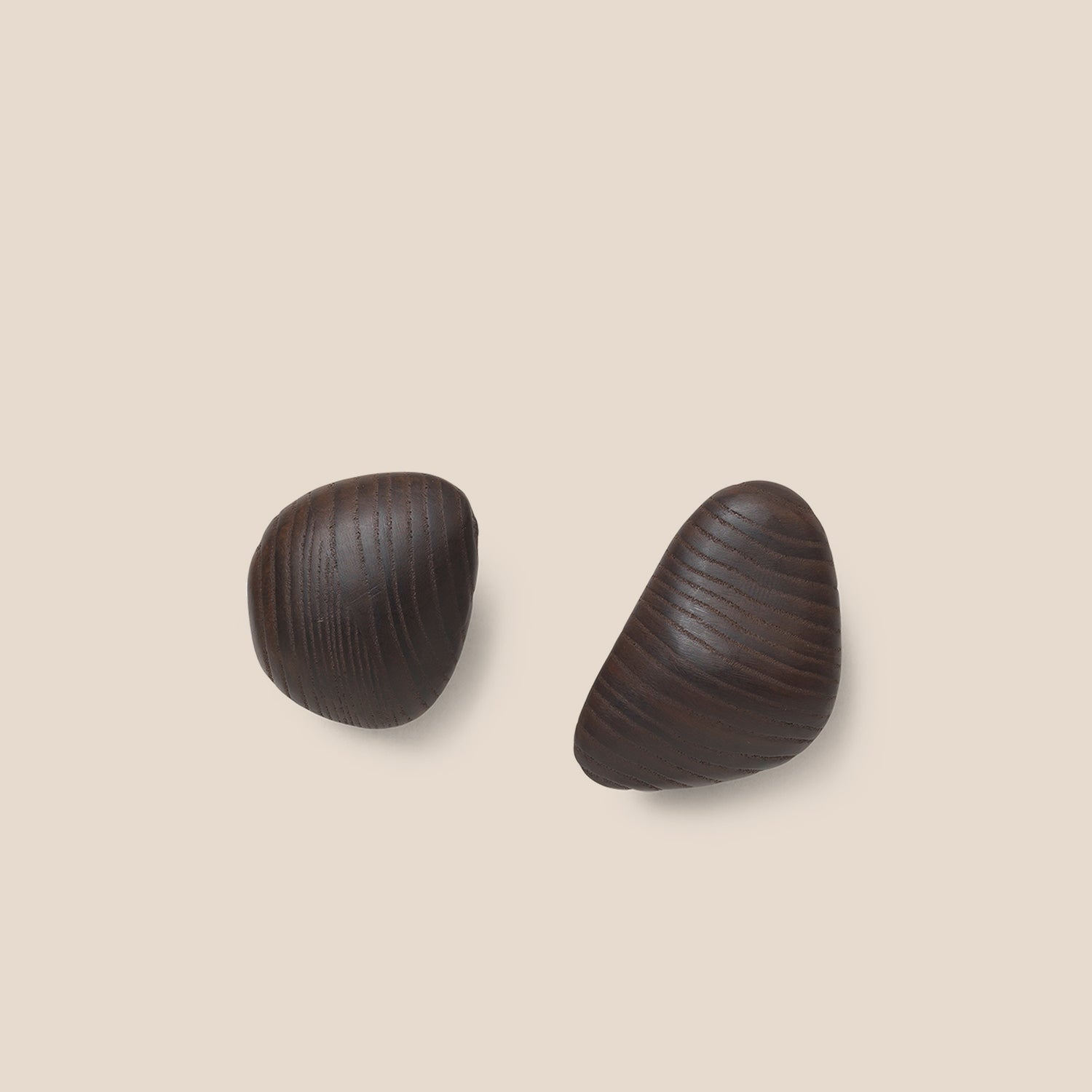 Goodee-Ferm Living-Cairn Hooks - Set of 2 - Color - Dark Brown