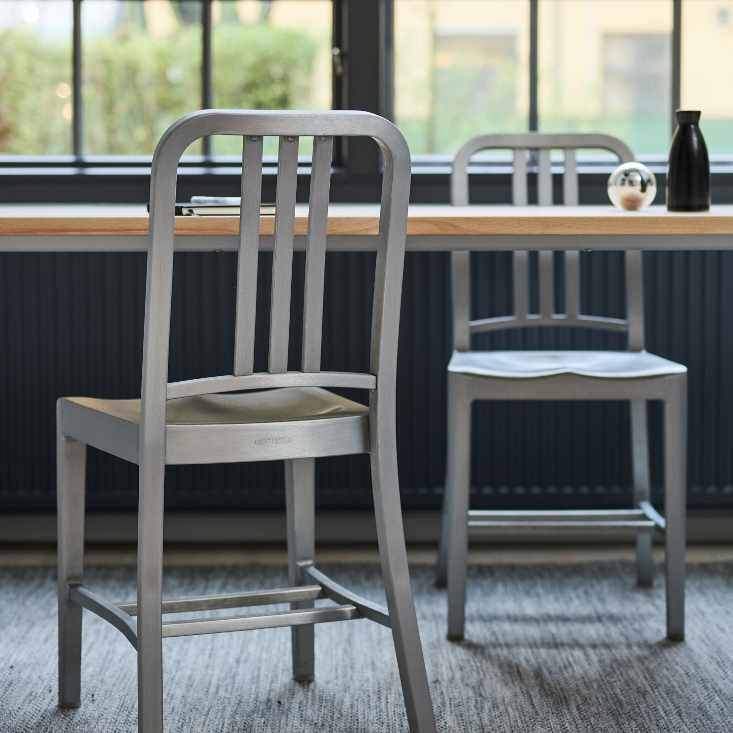 Goodee-Emeco-Navy Chair - Color - Handbrushed Aluminum