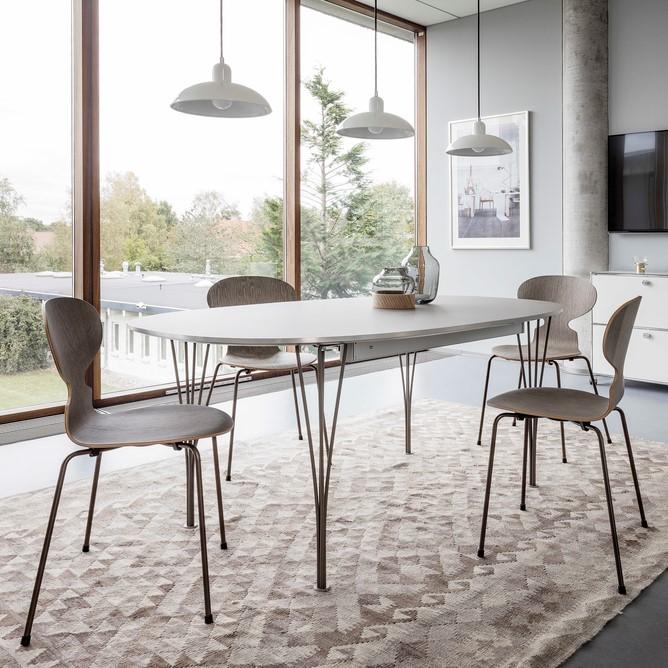 Superellipse Table - Color - White