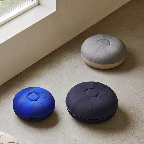 Goodee-Fritz Hansen Large Pouf - Color - Indigo