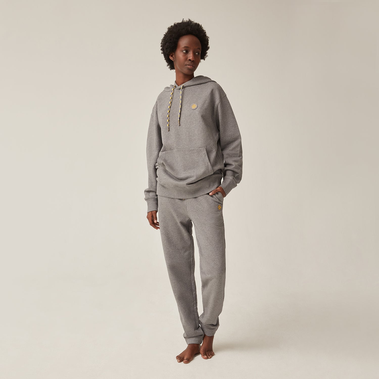 Goodee-Goodee-Goodee Lounge Pants - Color - Grey Melange