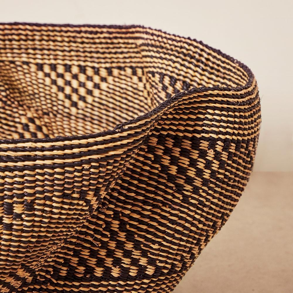 Goodee-Baba Tree-Pakurigo Basket - Color - Black & White