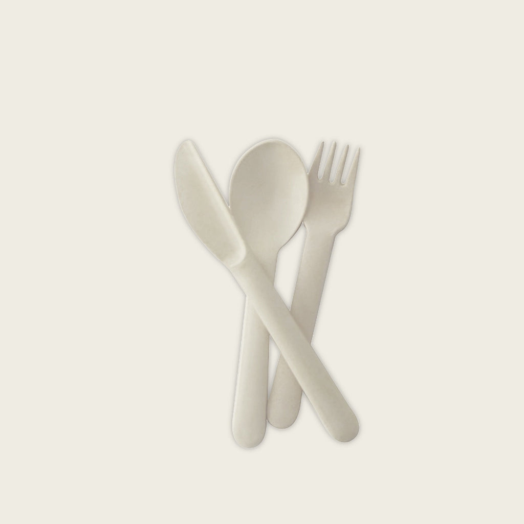Goodee-Ekobo-Trio Cutlery Set - Color - White