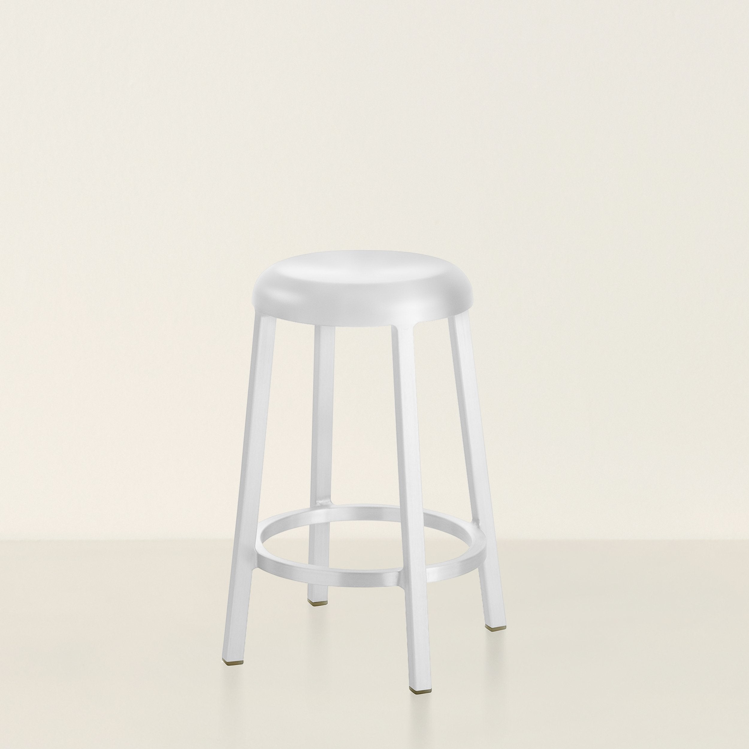 Goodee-Emeco-Za Counter Stool - Color - White Grey