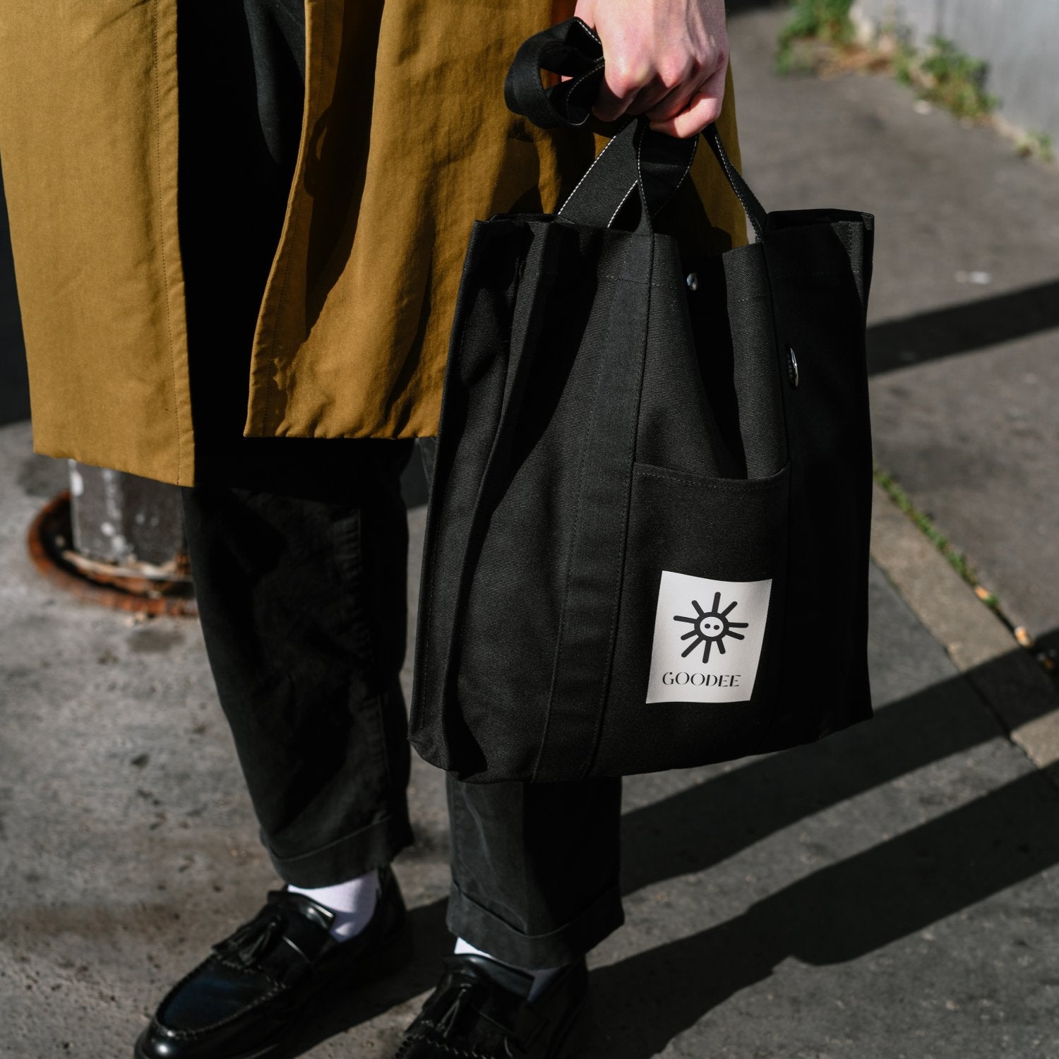Goodee-Goodee-rPET Bassi Market Tote - Color - Black