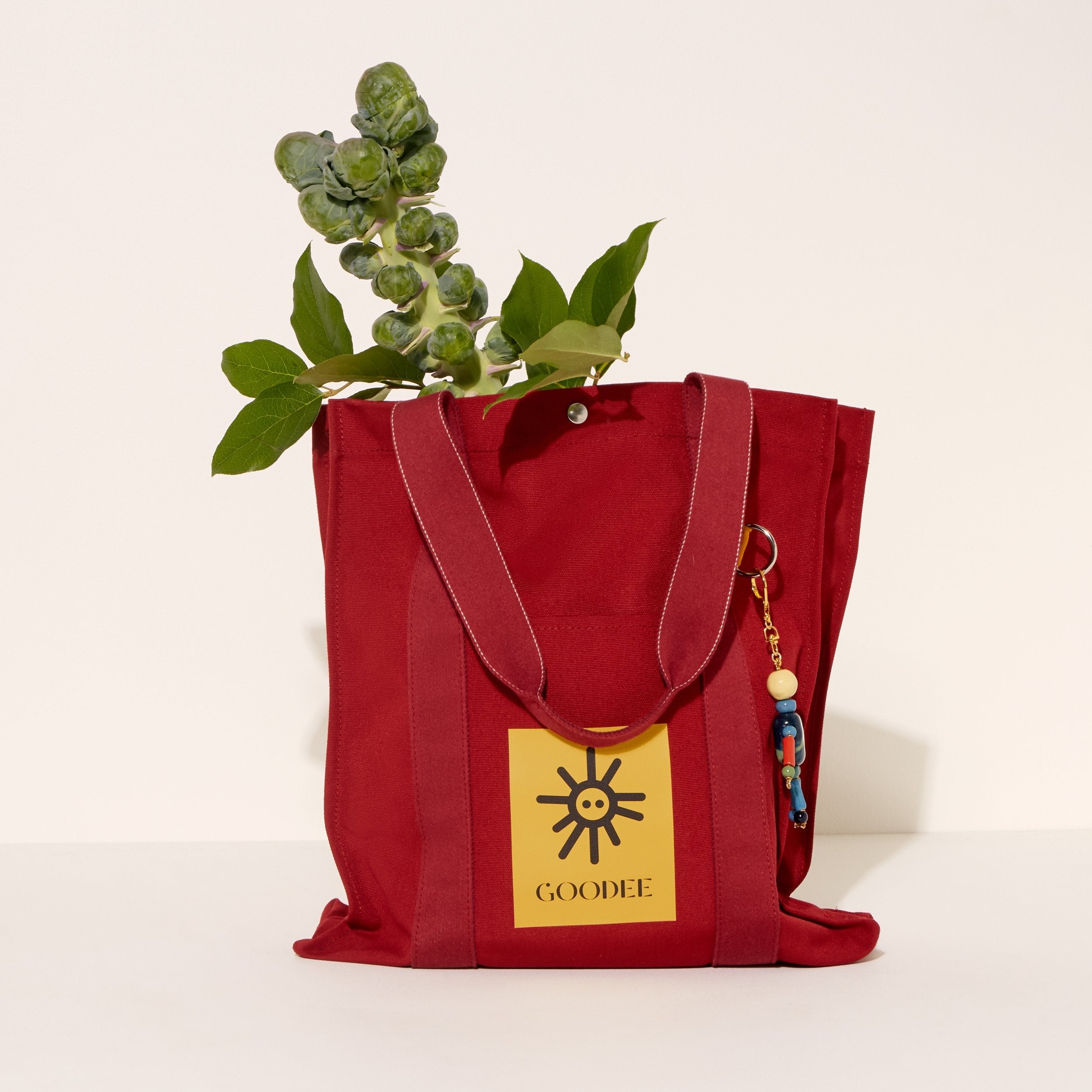 Goodee-Goodee-rPET Bassi Market Tote - Color - Red