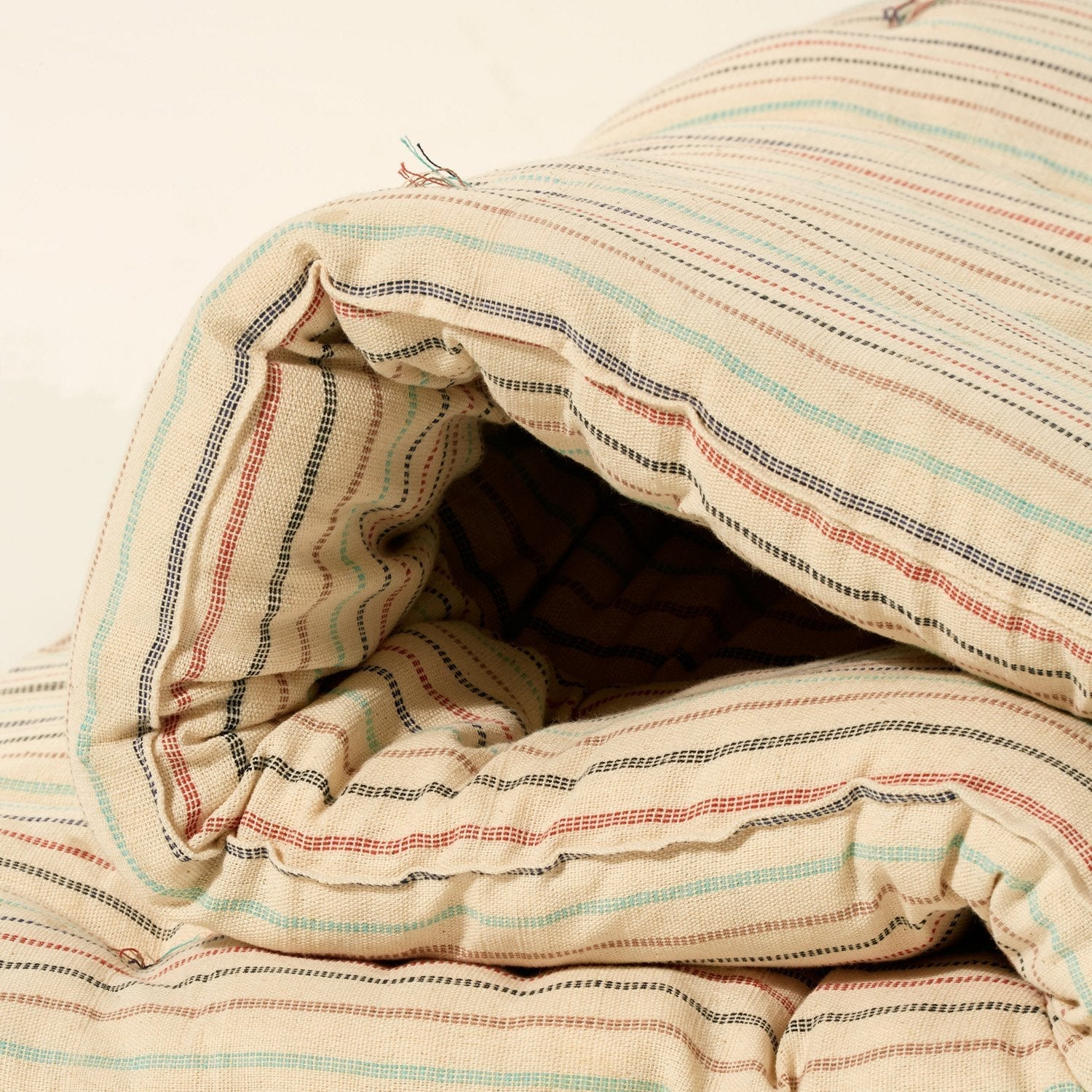 Goodee-Tensira-Kapok Mattress Topper Rectangular - Color - Multicolor Stripe