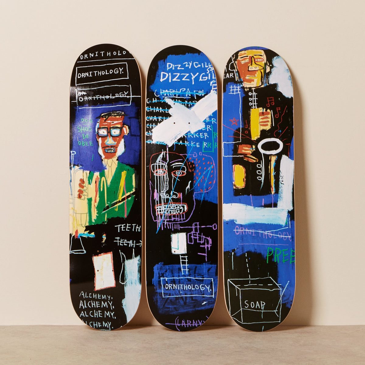 THE SKATE ROOM×JEAN-MICHAELBASQUIATスケボー（▷ Skateroom
