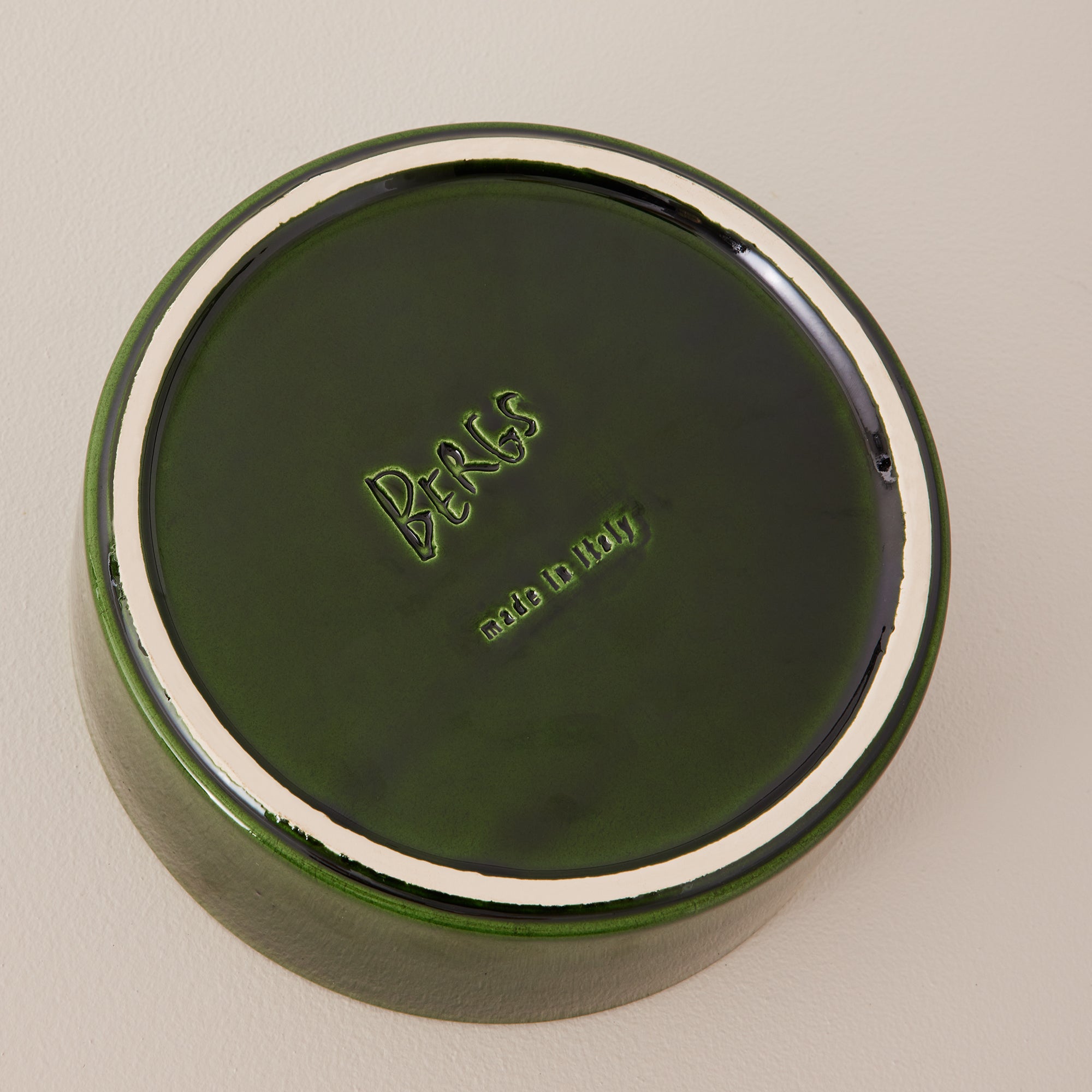 Goodee-Bergs Potter-Hoff Saucer 18 - Color - Emerald Glazed