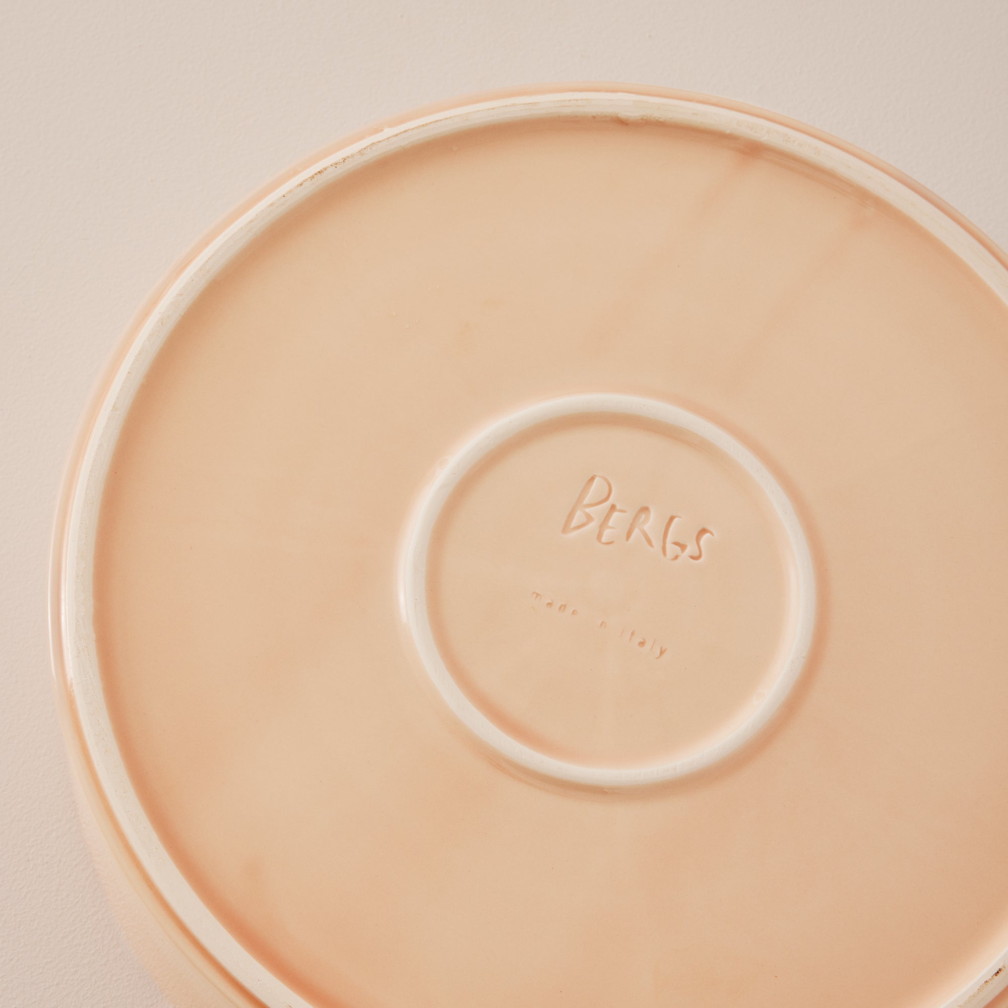 Goodee-Bergs Potter-Hoff Saucer 30 - Color - Quartz Rose Glazed