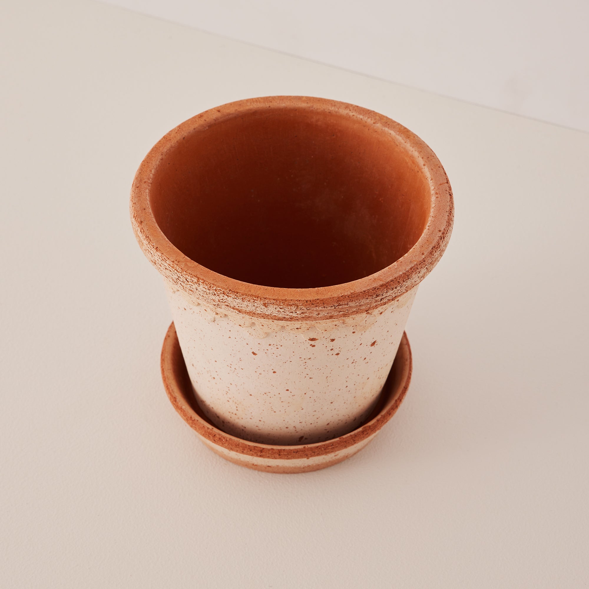 Goodee-Bergs Potter-Copenhagen Ø14 Planter & Saucer - Color - Raw Rosa